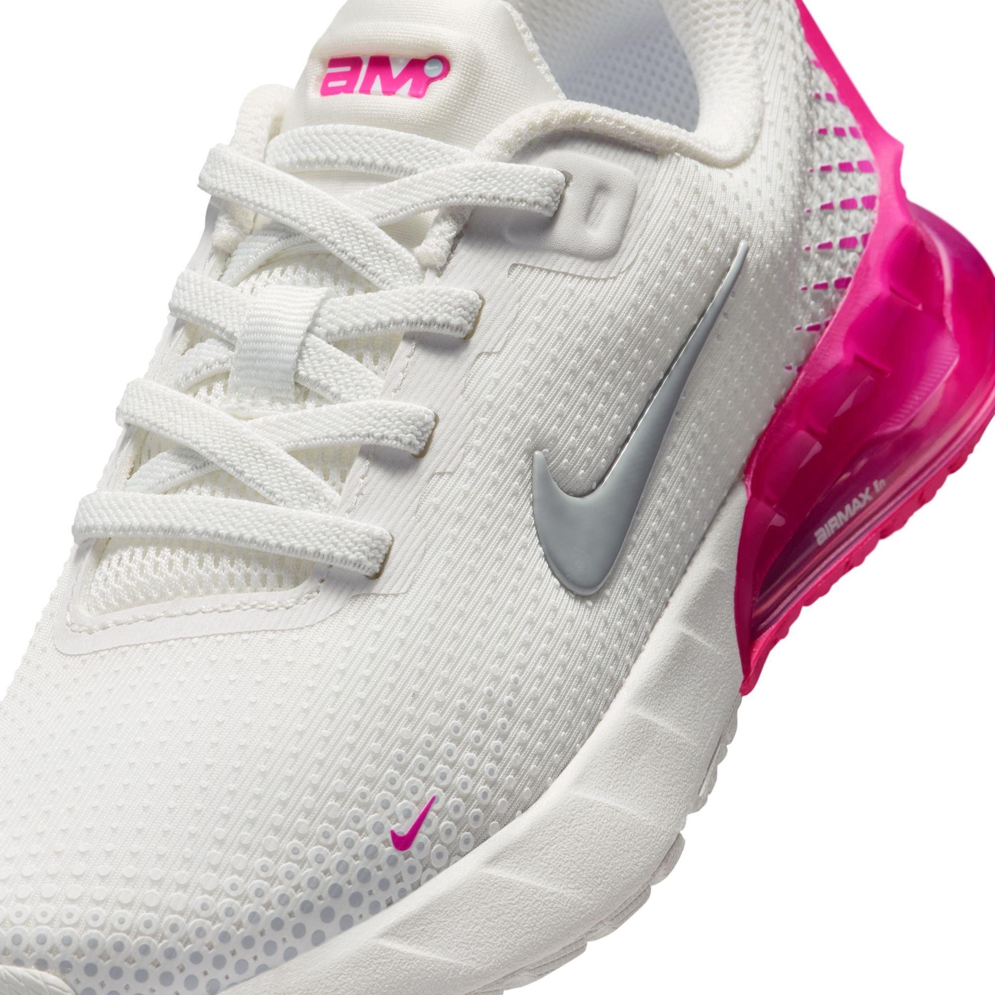 Nike Air Max Phoenix Preschool Girls' "Summit White/Wolf Grey/Laser Fuchsia" Shoe