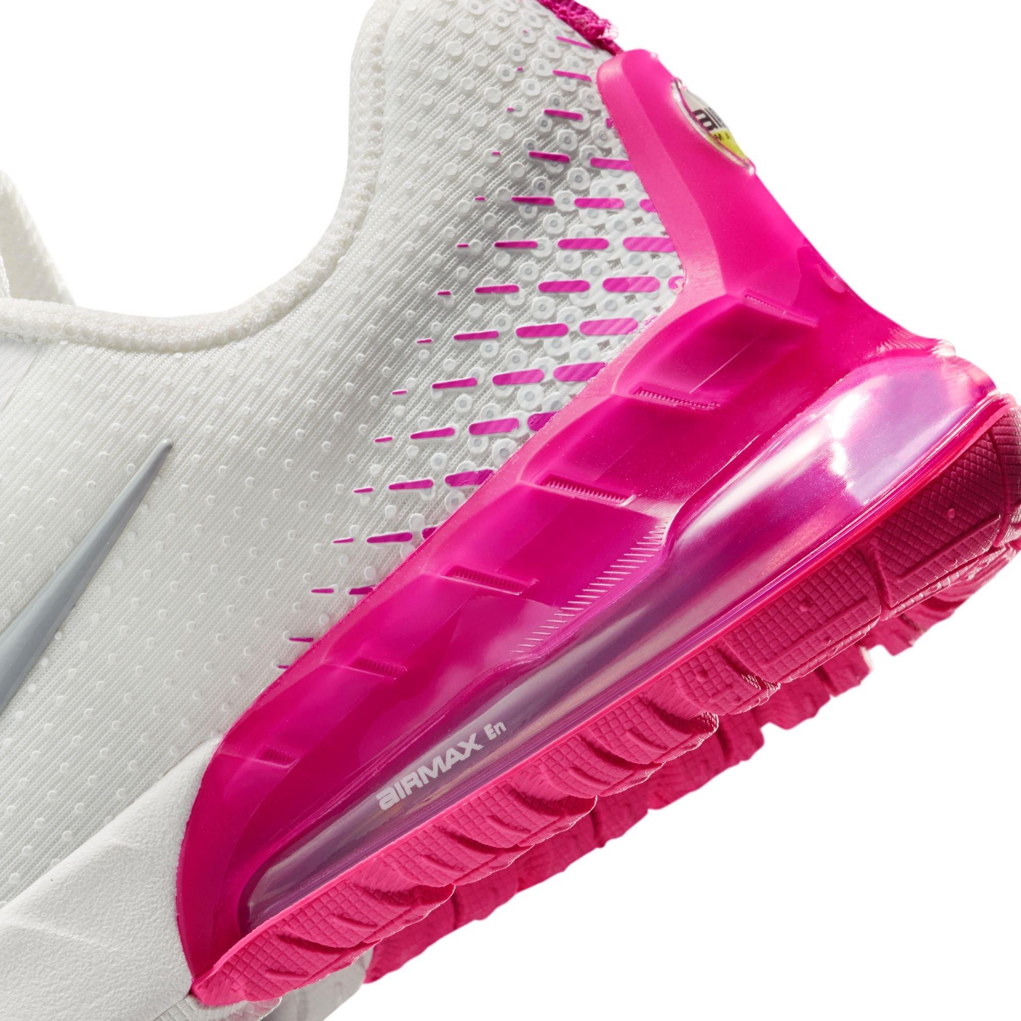 Nike Air Max Phoenix Preschool Girls' "Summit White/Wolf Grey/Laser Fuchsia" Shoe