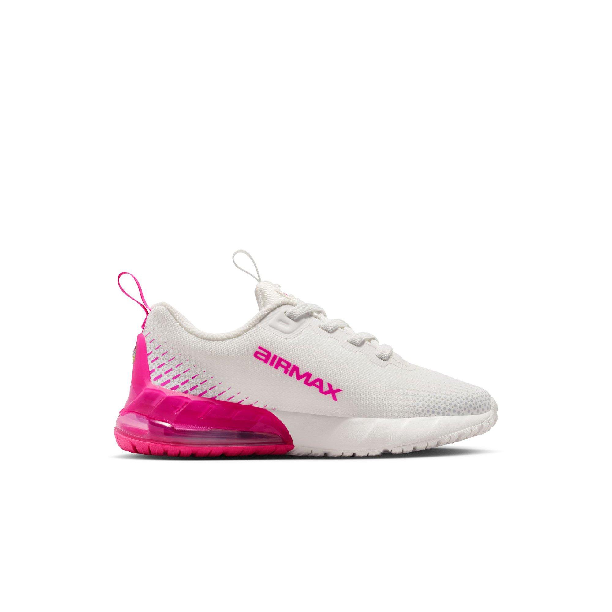 Nike Air Max Phoenix Preschool Girls' "Summit White/Wolf Grey/Laser Fuchsia" Shoe