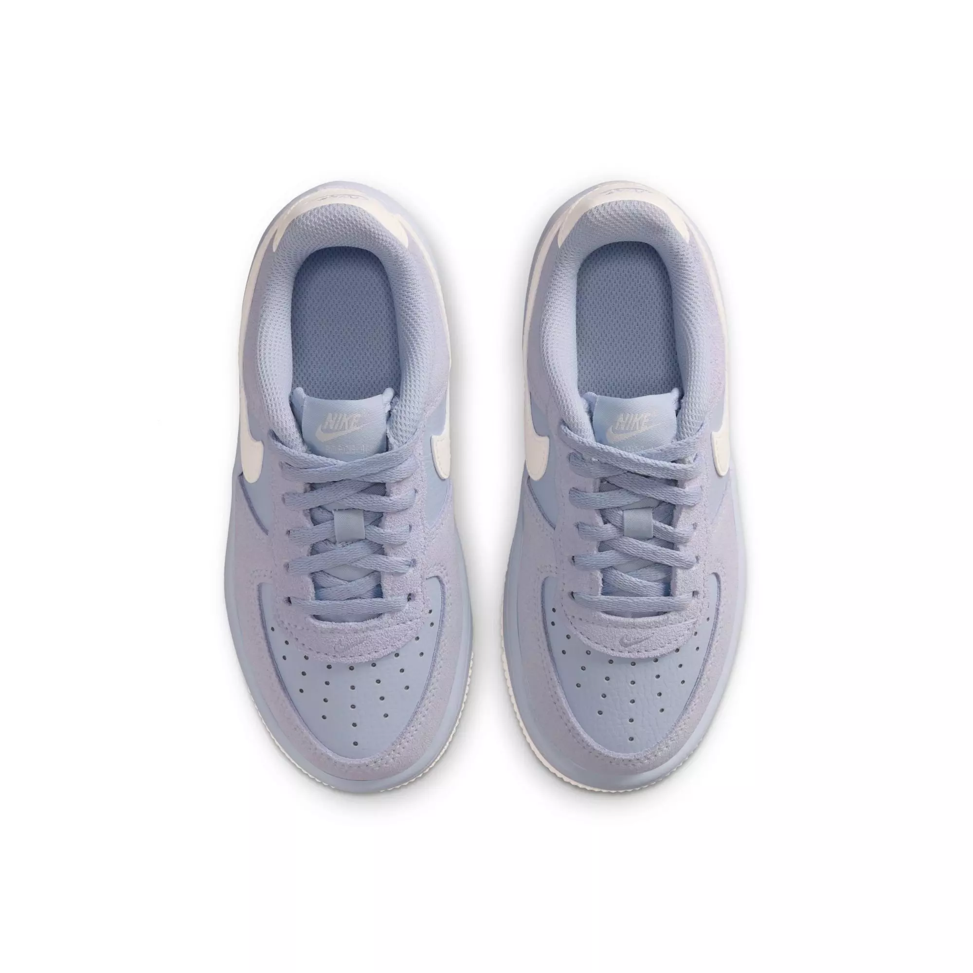 Nike Air Force 1 Low LV8 2 "Ghost/Sail" Toddler Girls' Shoe - BLUE