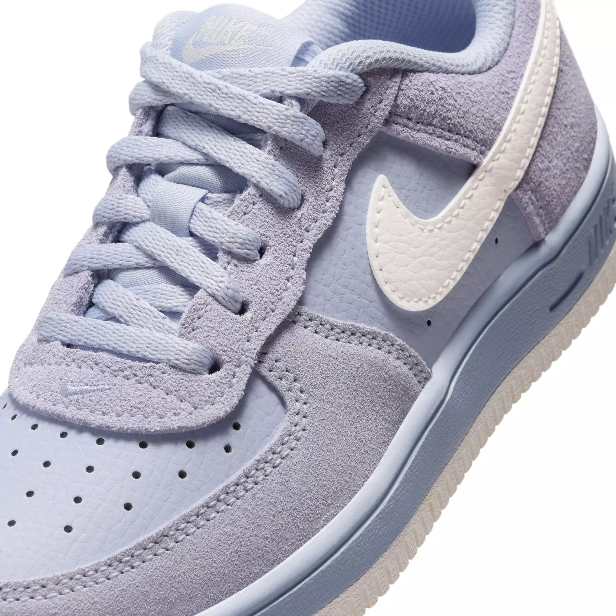 Nike Air Force 1 Low LV8 2 "Ghost/Sail" Toddler Girls' Shoe - BLUE