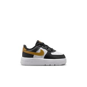Nike Air Force 1 Low "Black/Metallic Gold/White" Toddler Girls' Shoe