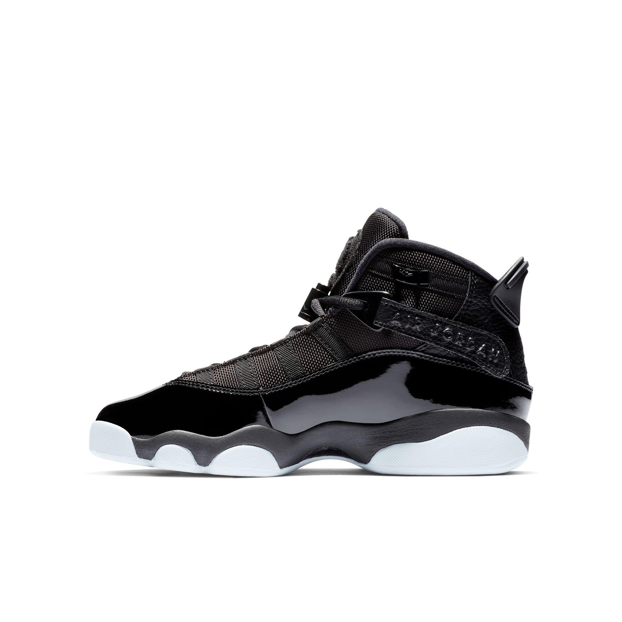 Jordan 6 Rings Grade School Boys' "Black/White" Shoe