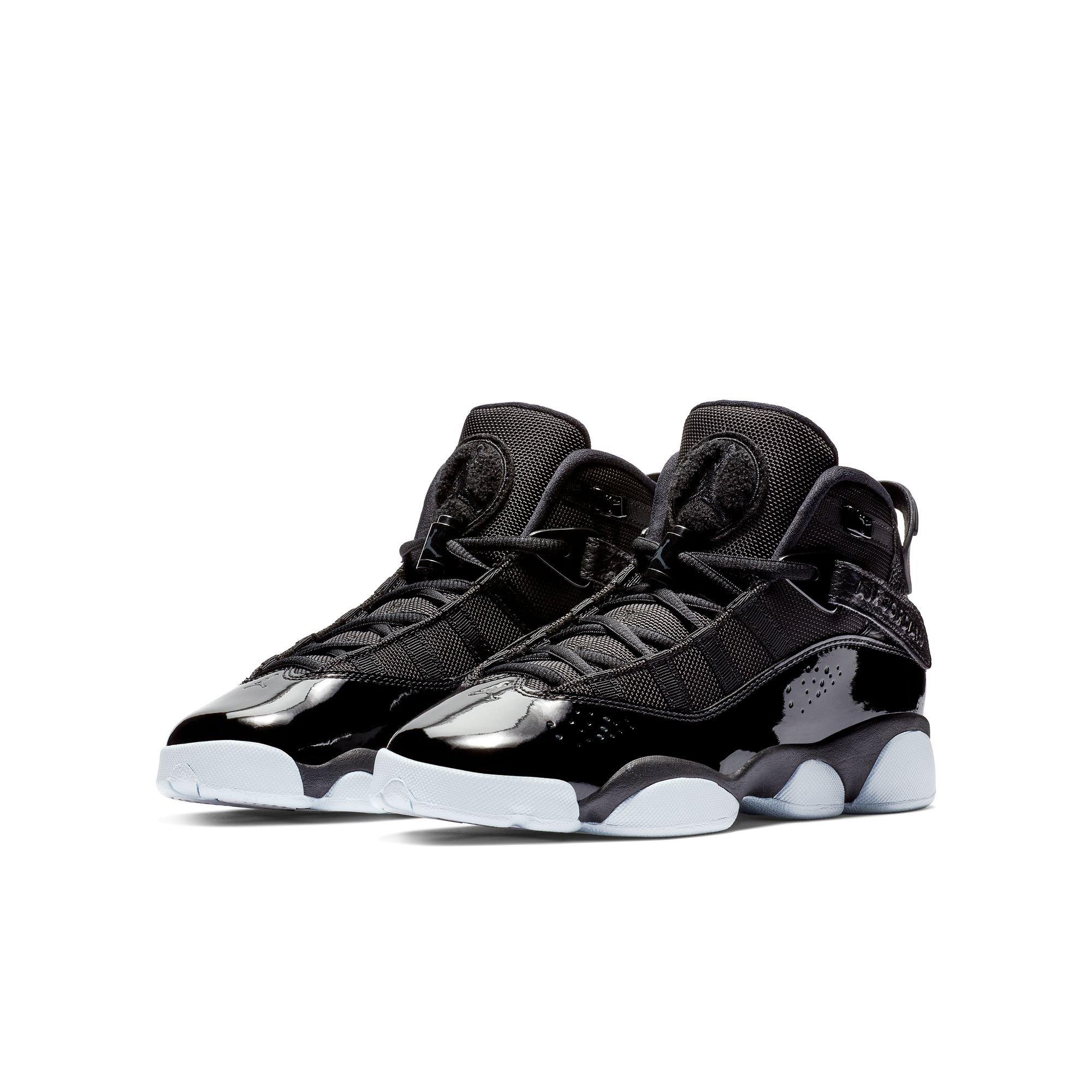 Jordan 6 Rings Grade School Boys' "Black/White" Shoe