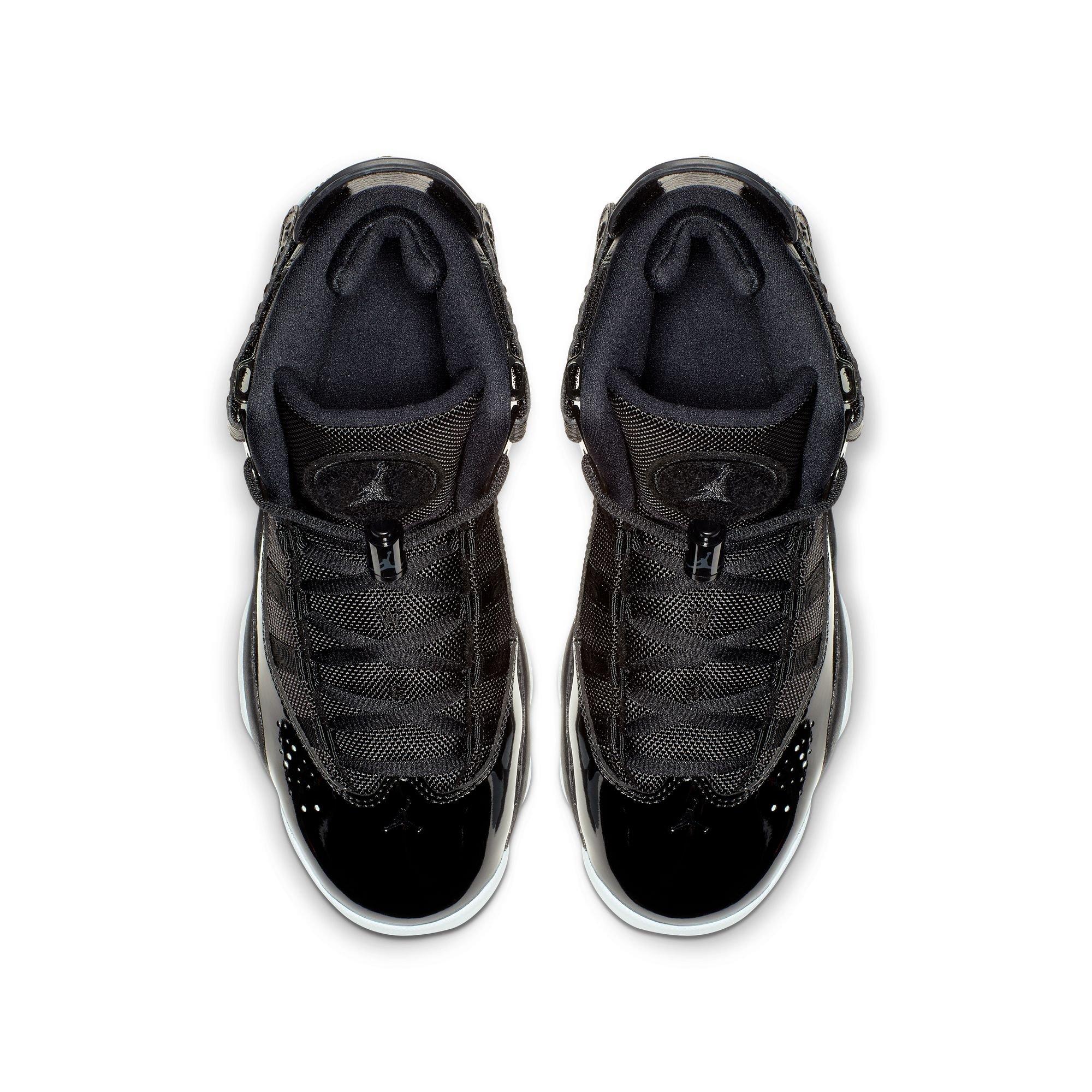 Jordan 6 Rings Grade School Boys' "Black/White" Shoe