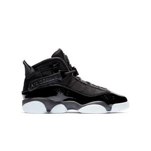Jordan 6 Rings "Black/White" Grade School Boys' Shoe