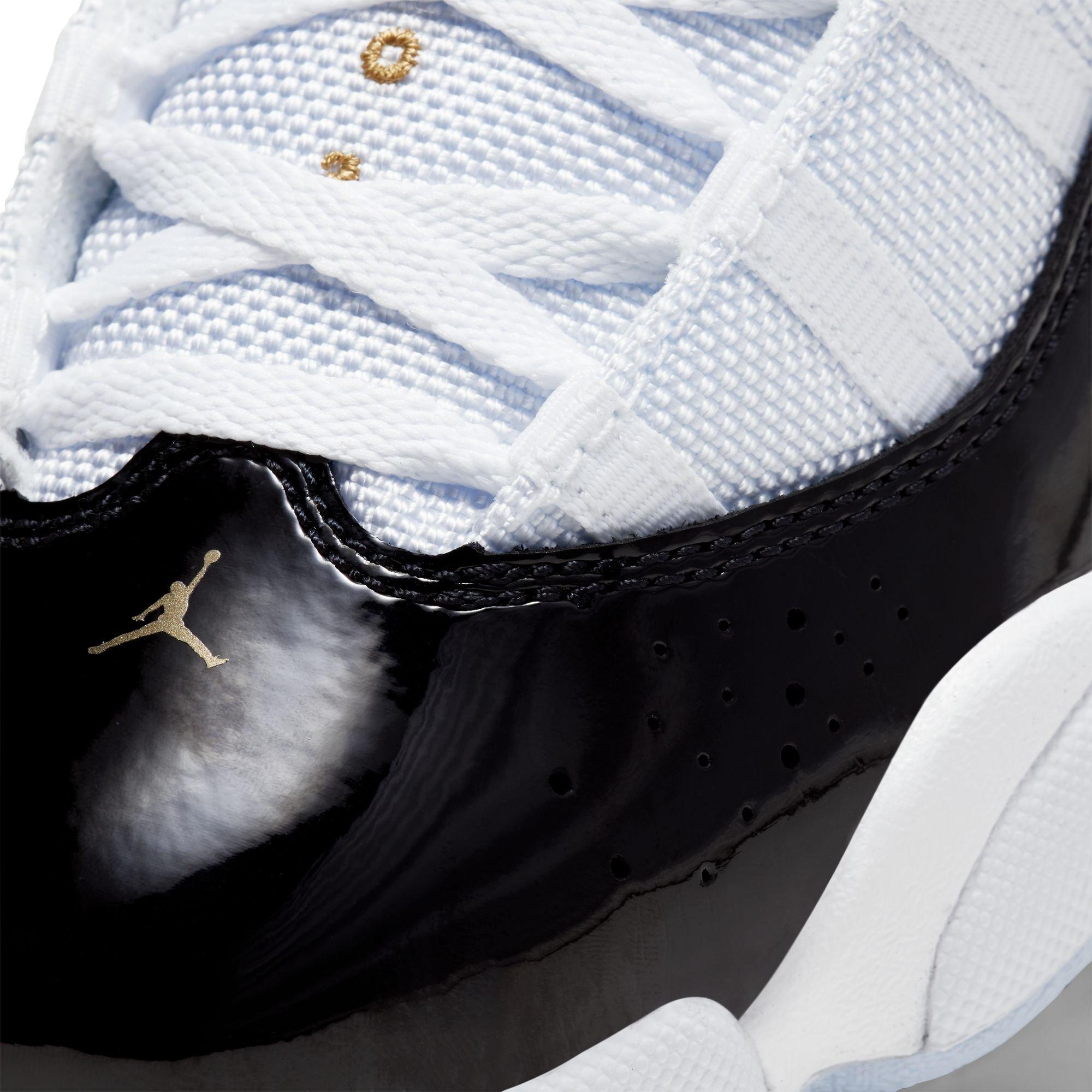 Jordan 6 Rings Preschool Boys' "White/Metallic Gold/Black/Ice" Shoe
