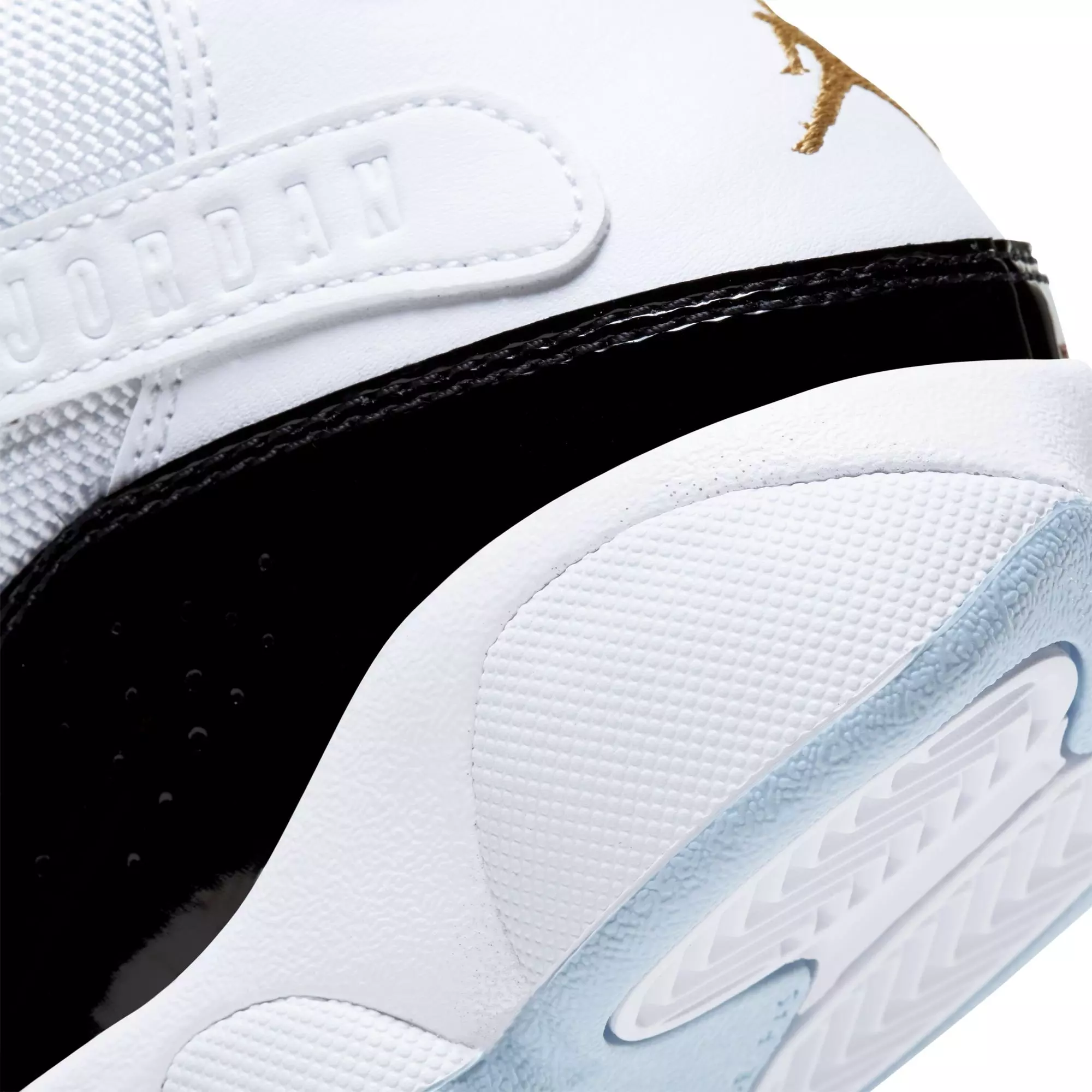 Jordan 6 Rings "White/Metallic Gold/Black/Ice" Preschool Boys' Shoe - WHITE/BLACK/GOLD