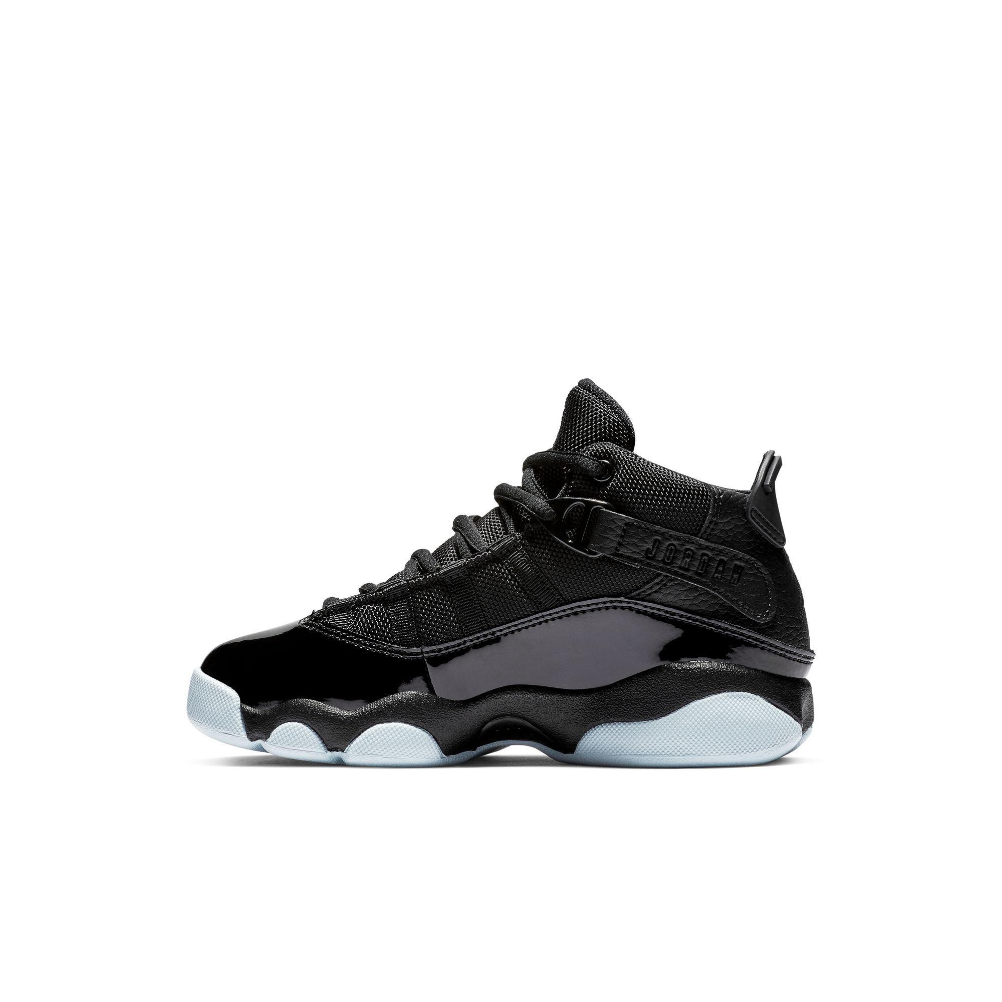 Jordan 6 Rings Preschool Boys' "Black/White" Shoe