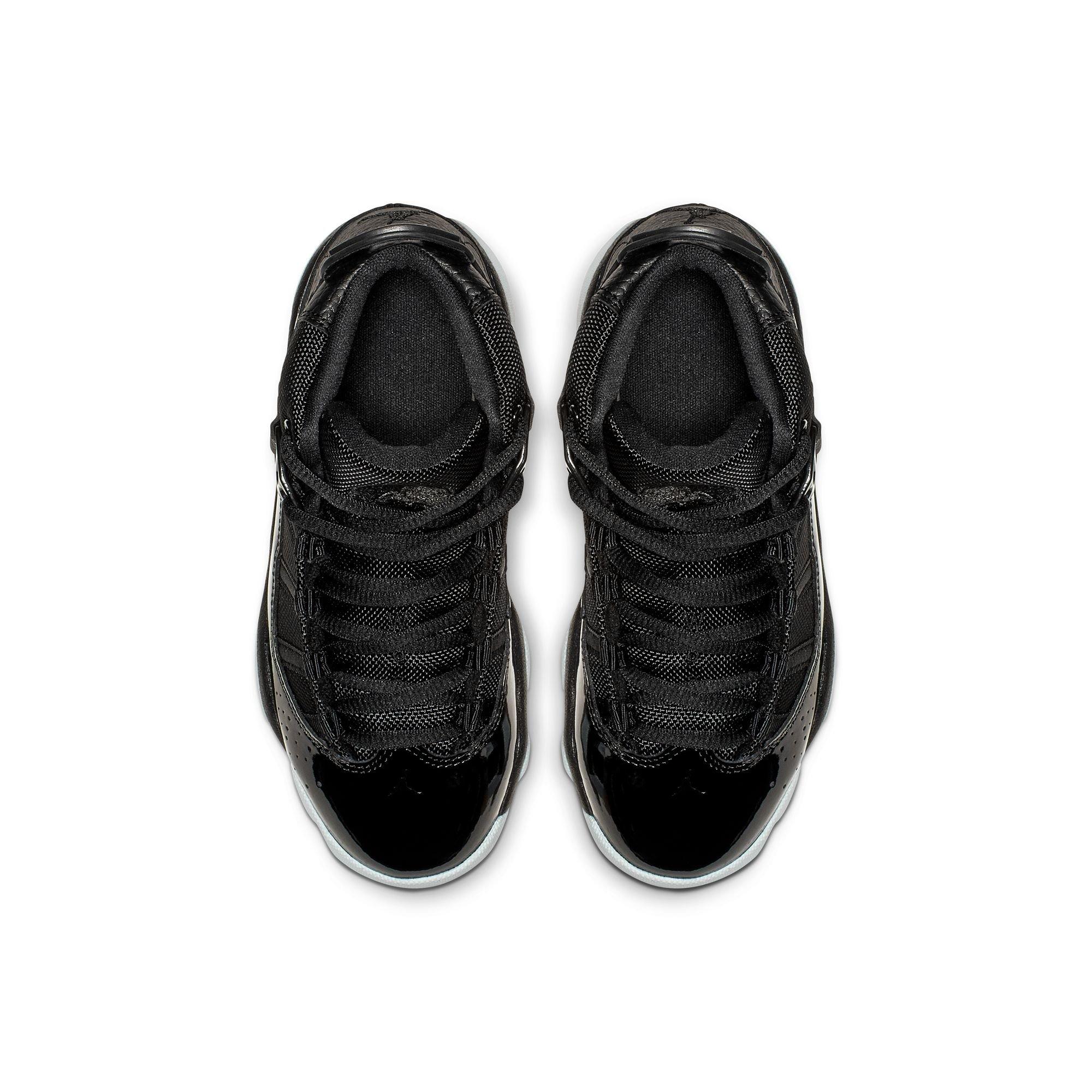 Jordan 6 Rings Preschool Boys' "Black/White" Shoe