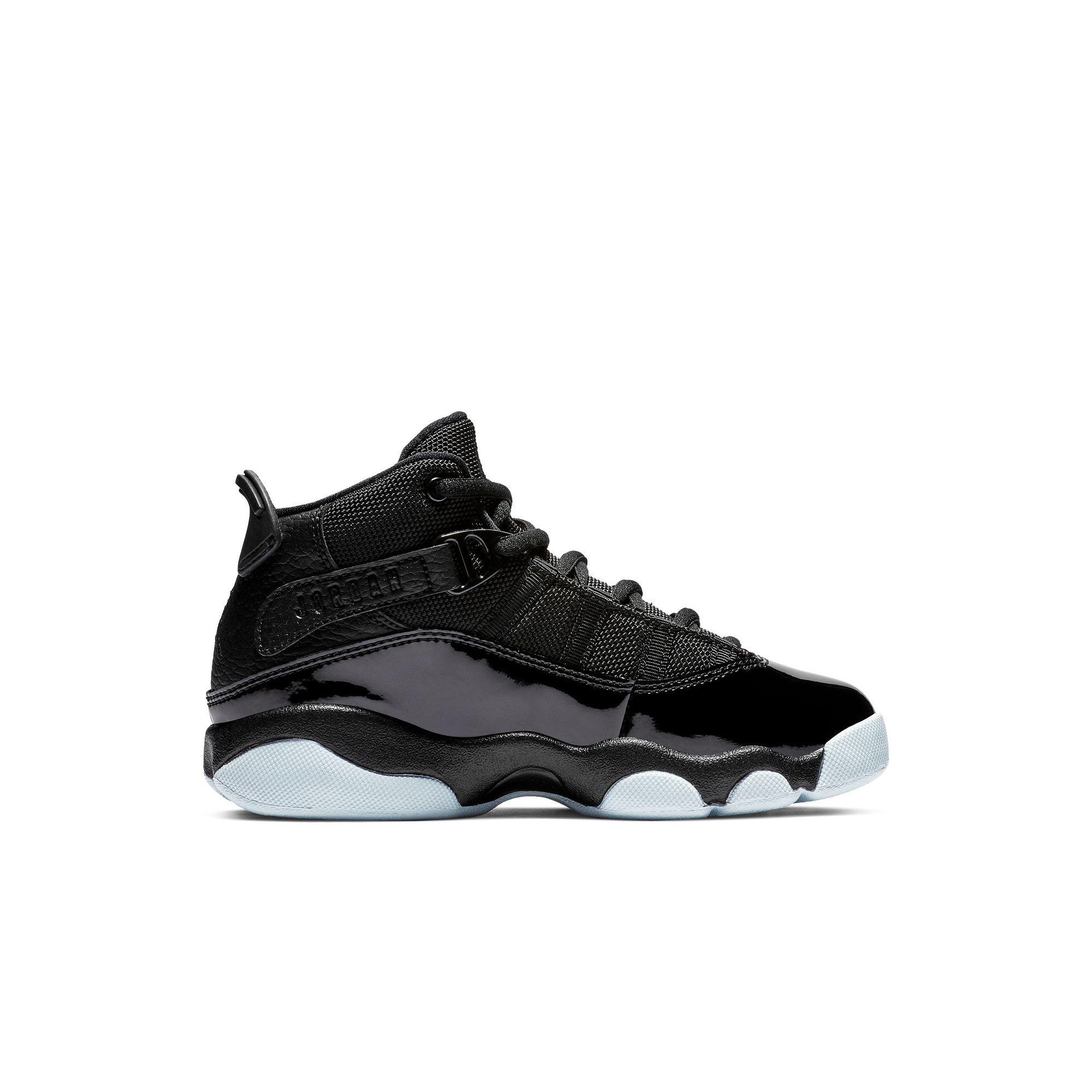 Jordan 6 Rings Preschool Boys' "Black/White" Shoe