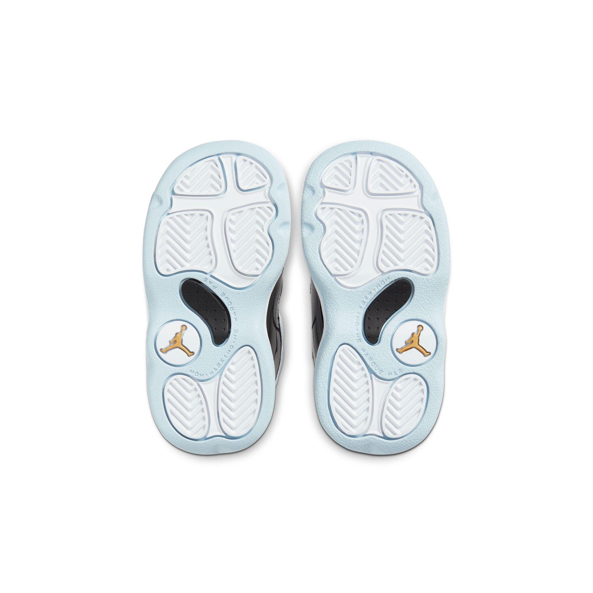 Jordan 6 Rings Toddler Boys' "White/Metallic Gold/Black Ice" Shoe