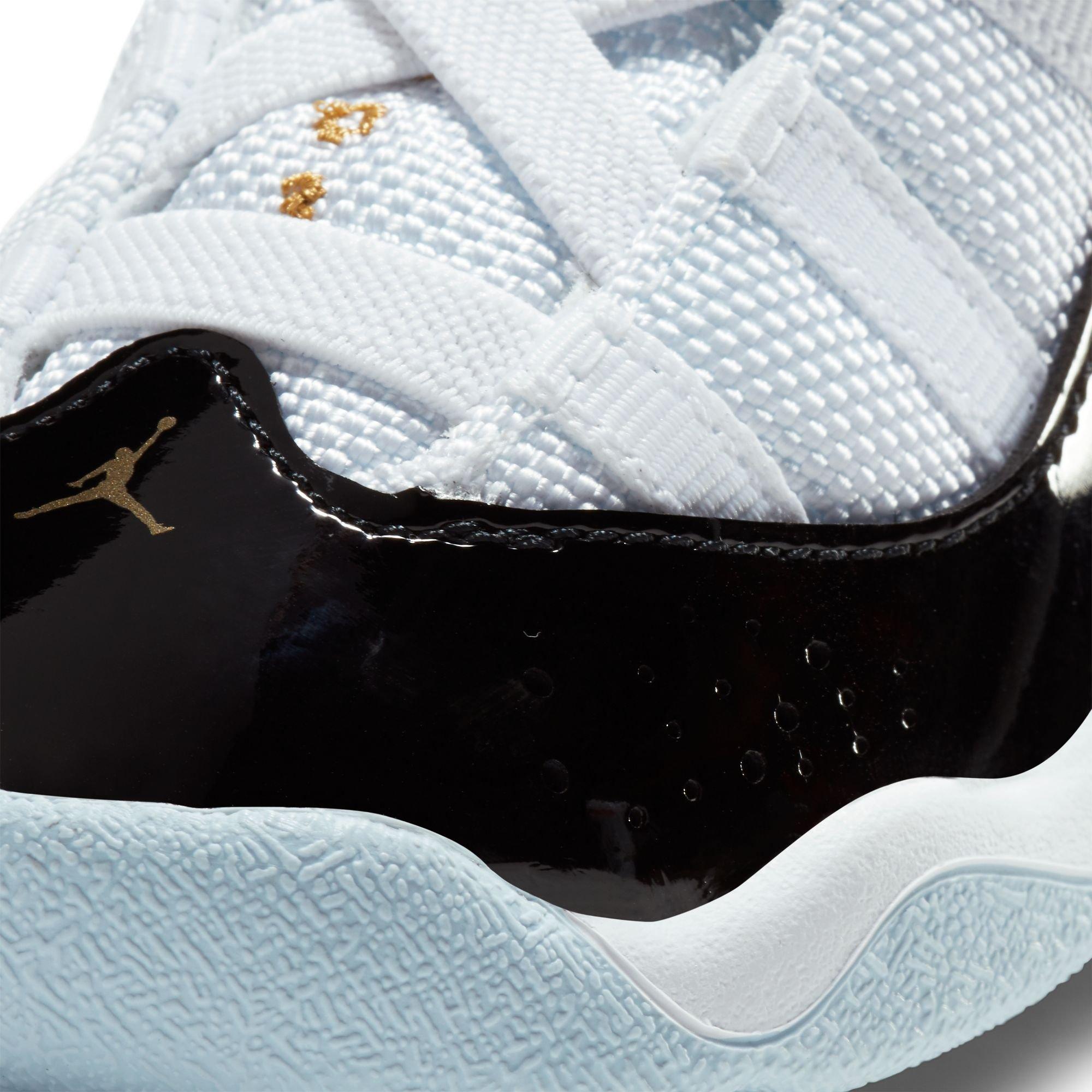 Jordan 6 Rings Toddler Boys' "White/Metallic Gold/Black Ice" Shoe