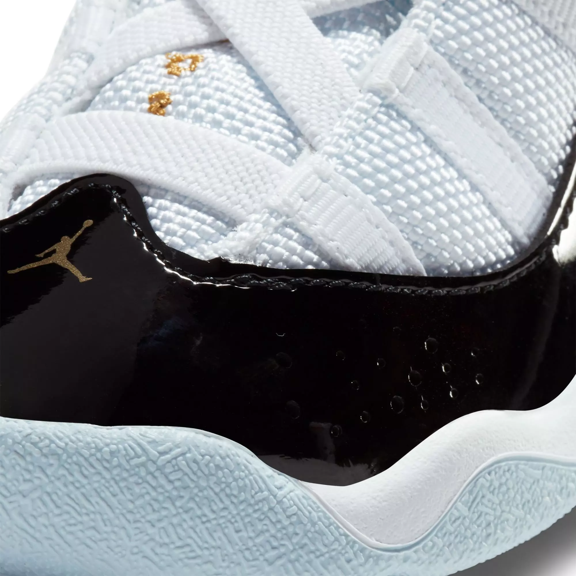 Jordan 6 Rings "White/Metallic Gold/Black Ice" Toddler Boys' Shoe - WHITE/BLACK/GOLD