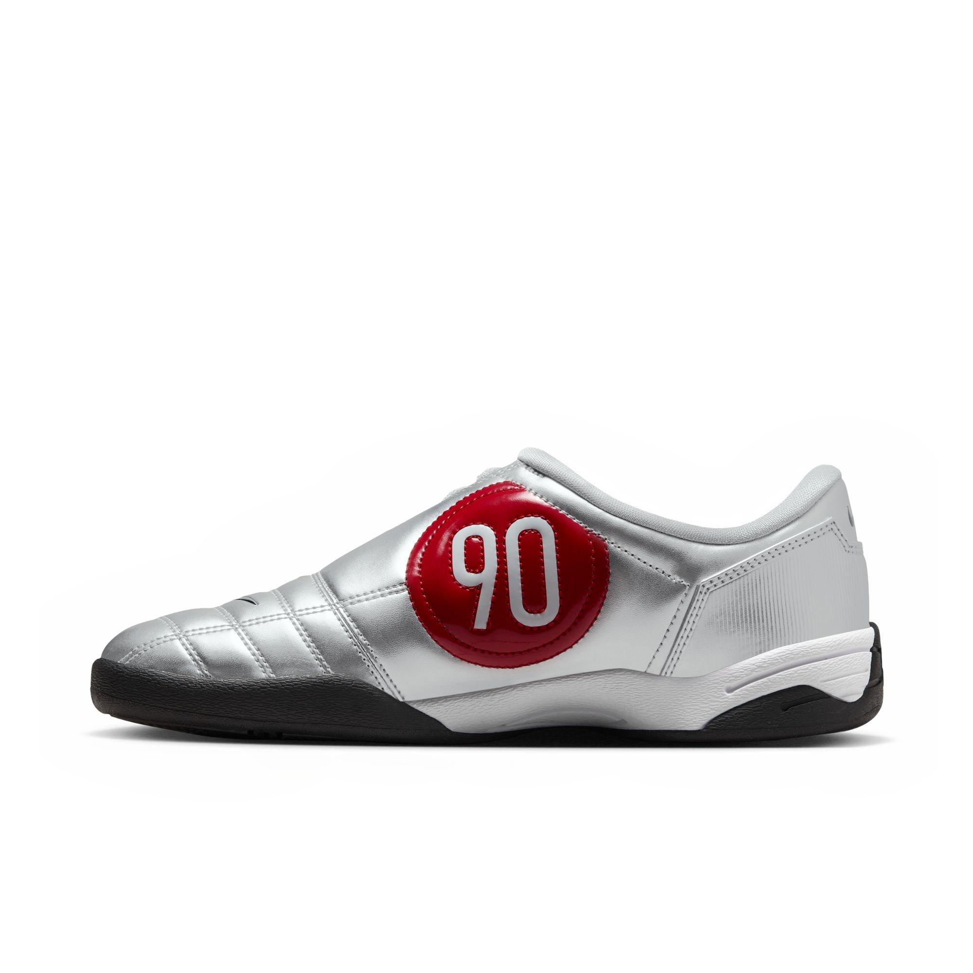 Nike Total 90 "Metallic Silver/Black/University Red" Women's Shoe - SILVER/BLACK Thumbnail View 4