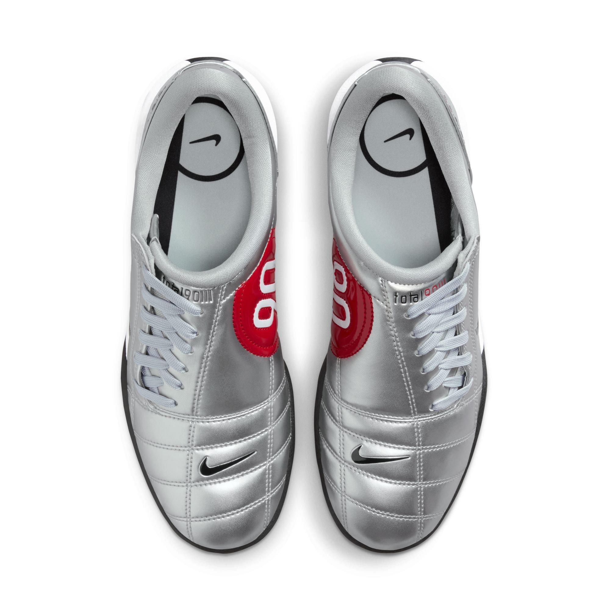Nike Total 90 "Metallic Silver/Black/University Red" Women's Shoe - SILVER/BLACK Thumbnail View 6