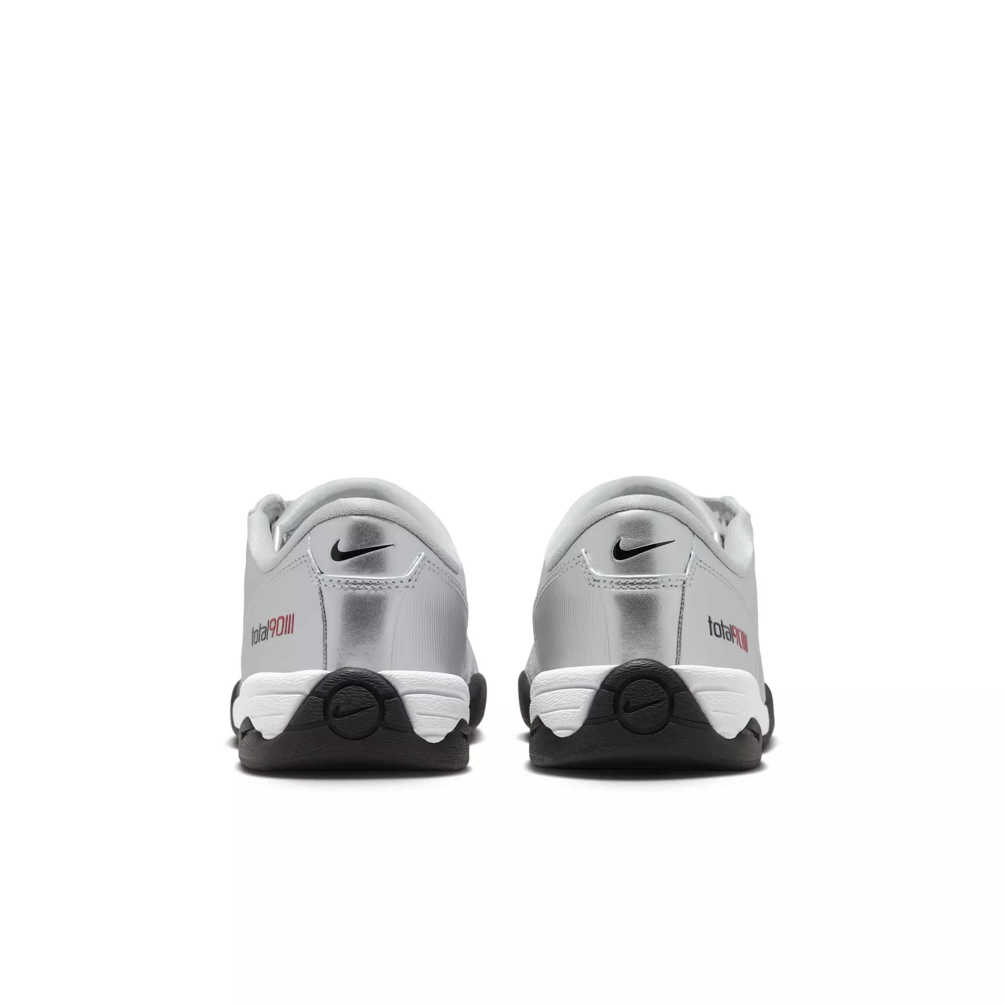 Nike Total 90 "Metallic Silver/Black/University Red" Women's Shoe - SILVER/BLACK