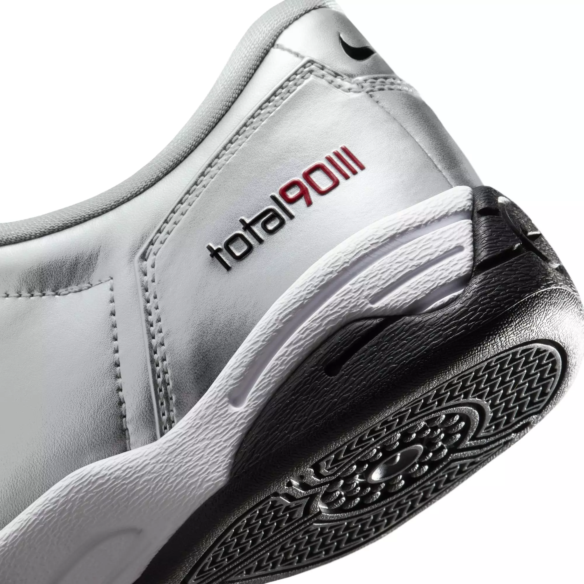 Nike Total 90 "Metallic Silver/Black/University Red" Women's Shoe - SILVER/BLACK