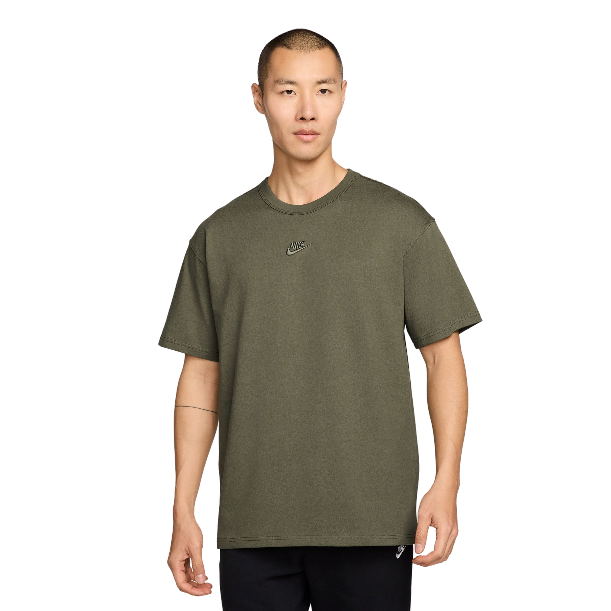 Nike Men's Sportswear Premium Essentials Tee - OLIVE Thumbnail View 1