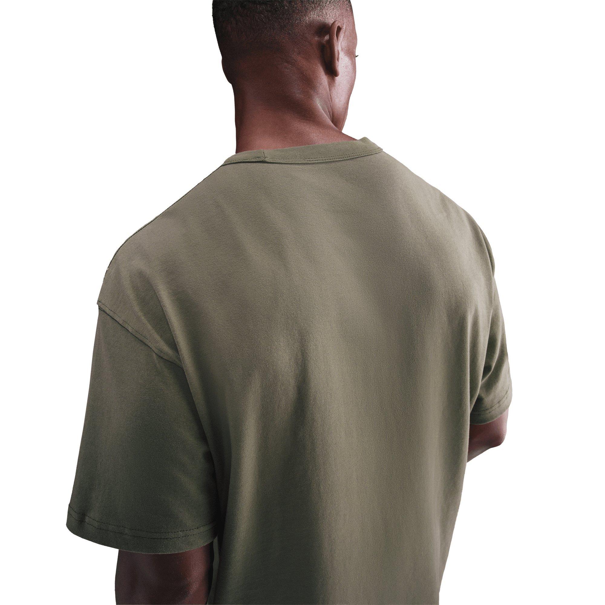 Nike Men's Sportswear Premium Essentials Tee - OLIVE Thumbnail View 4