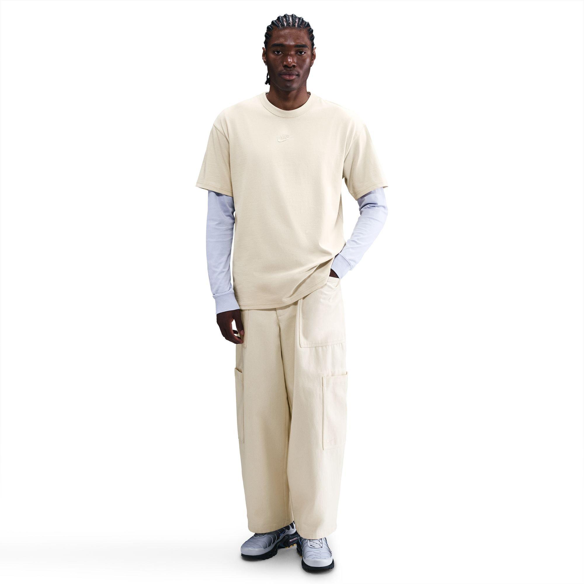 Nike Men's Sportswear Premium Essentials Tee-Khaki - KHAKI Thumbnail View 1