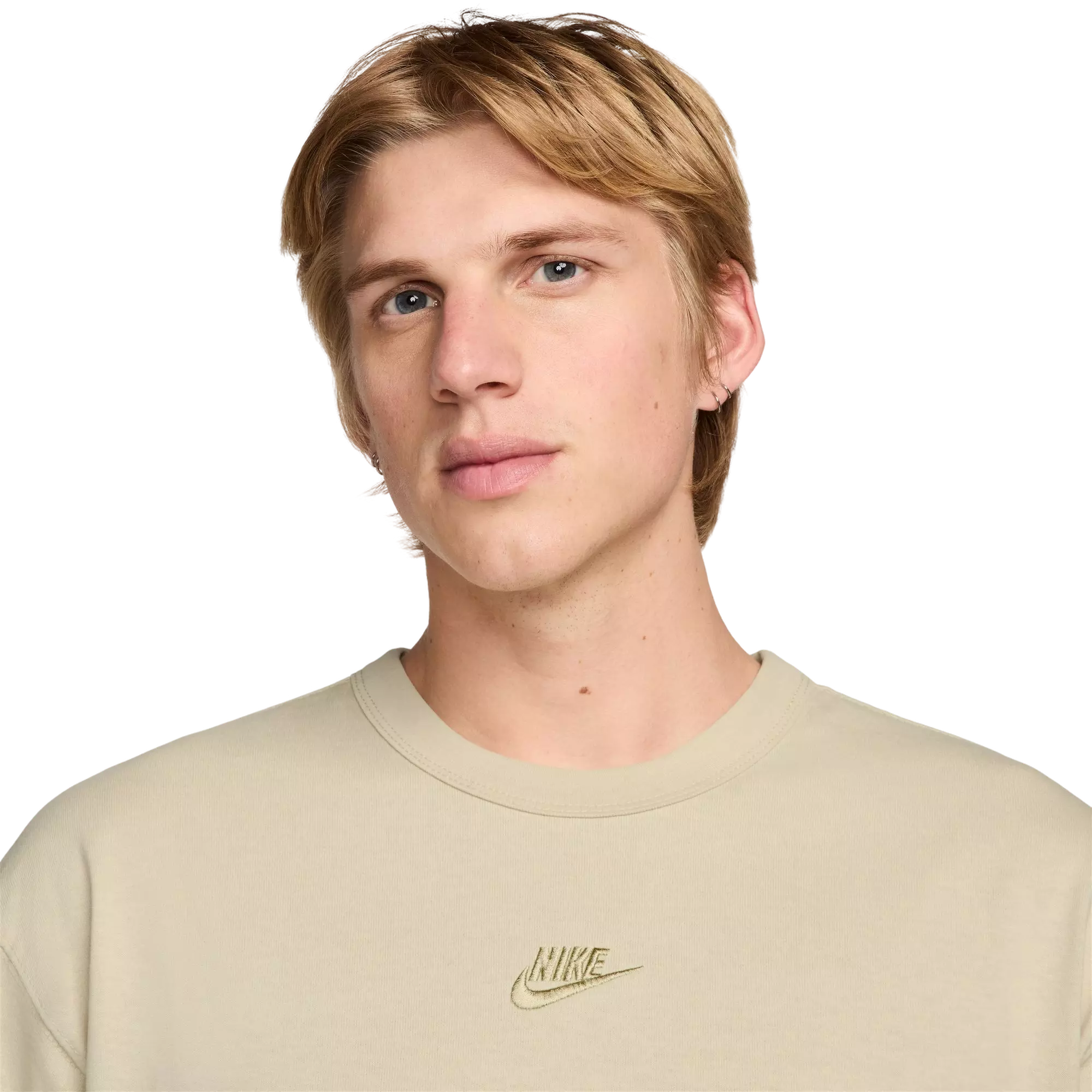 Nike Men's Sportswear Premium Essentials Tee-Khaki - KHAKI