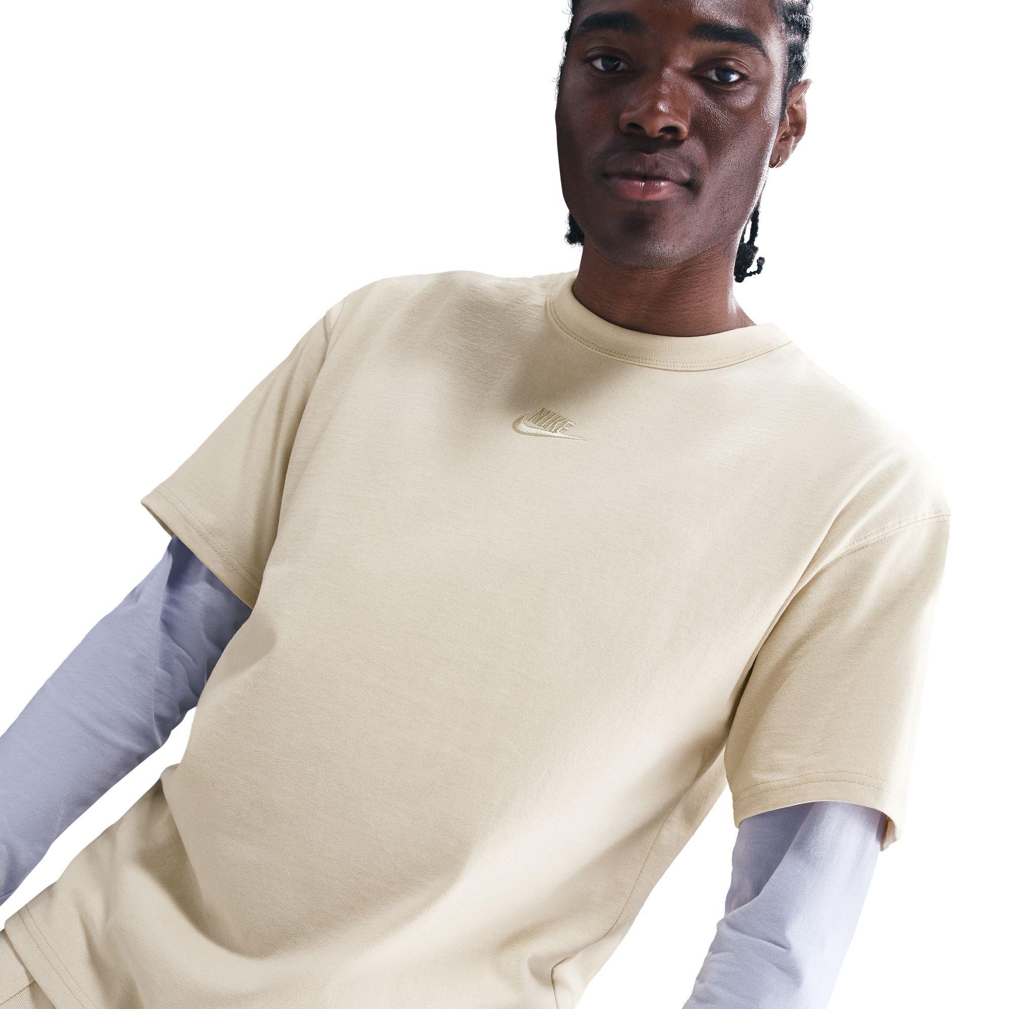 Nike Men's Sportswear Premium Essentials Tee-Khaki - KHAKI Thumbnail View 5