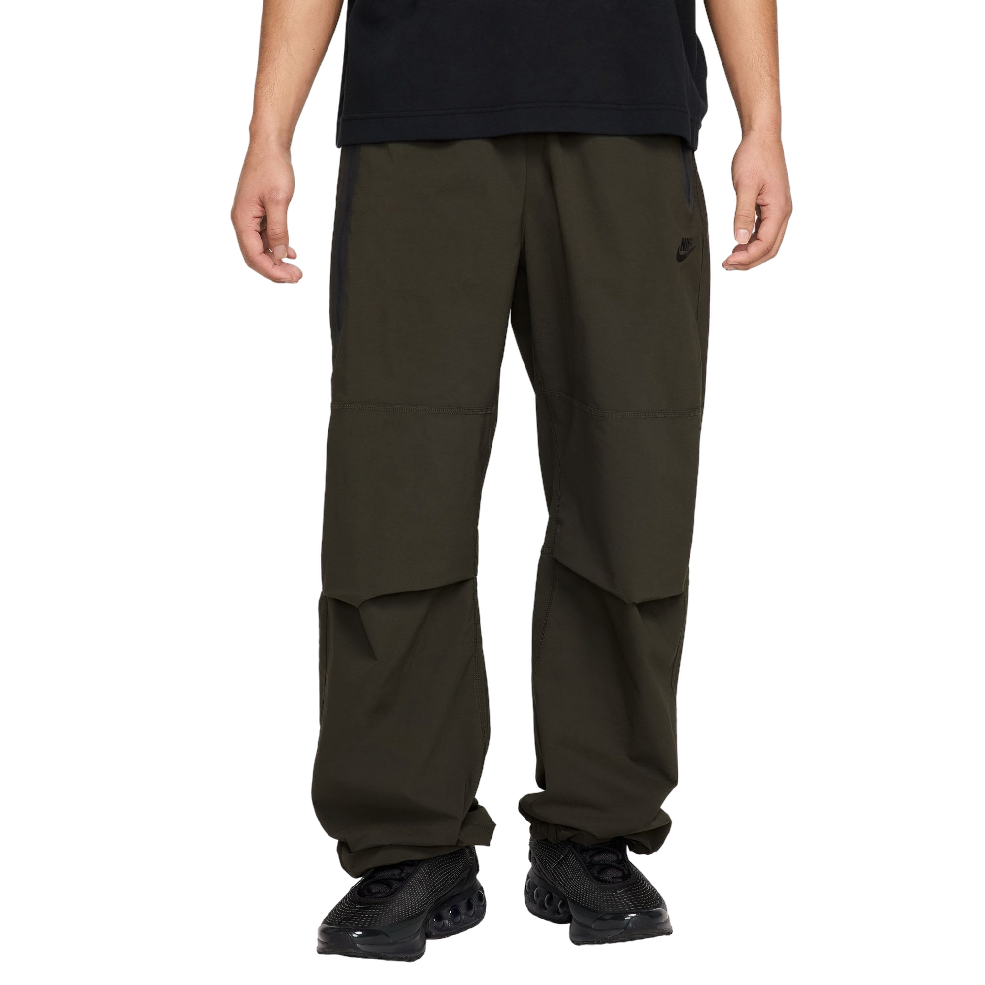 Nike Men's Tech Woven Oversized Pants - Green - GREEN Thumbnail View 1