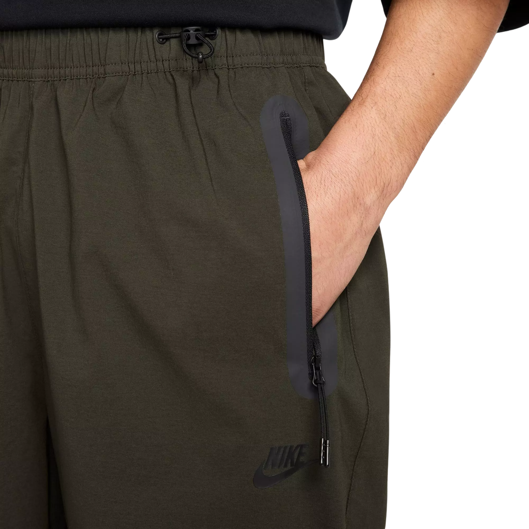 Nike Men's Tech Woven Oversized Pants - Green - GREEN