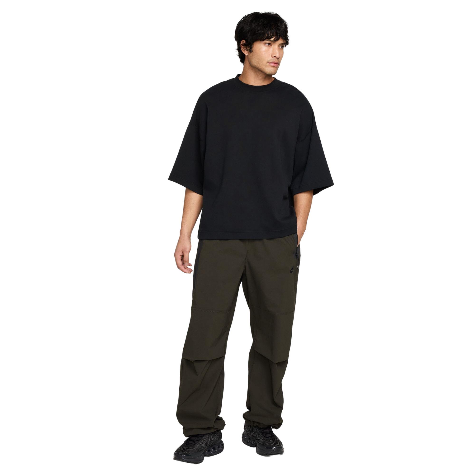 Nike Men's Tech Woven Oversized Pants - Green - GREEN Thumbnail View 10