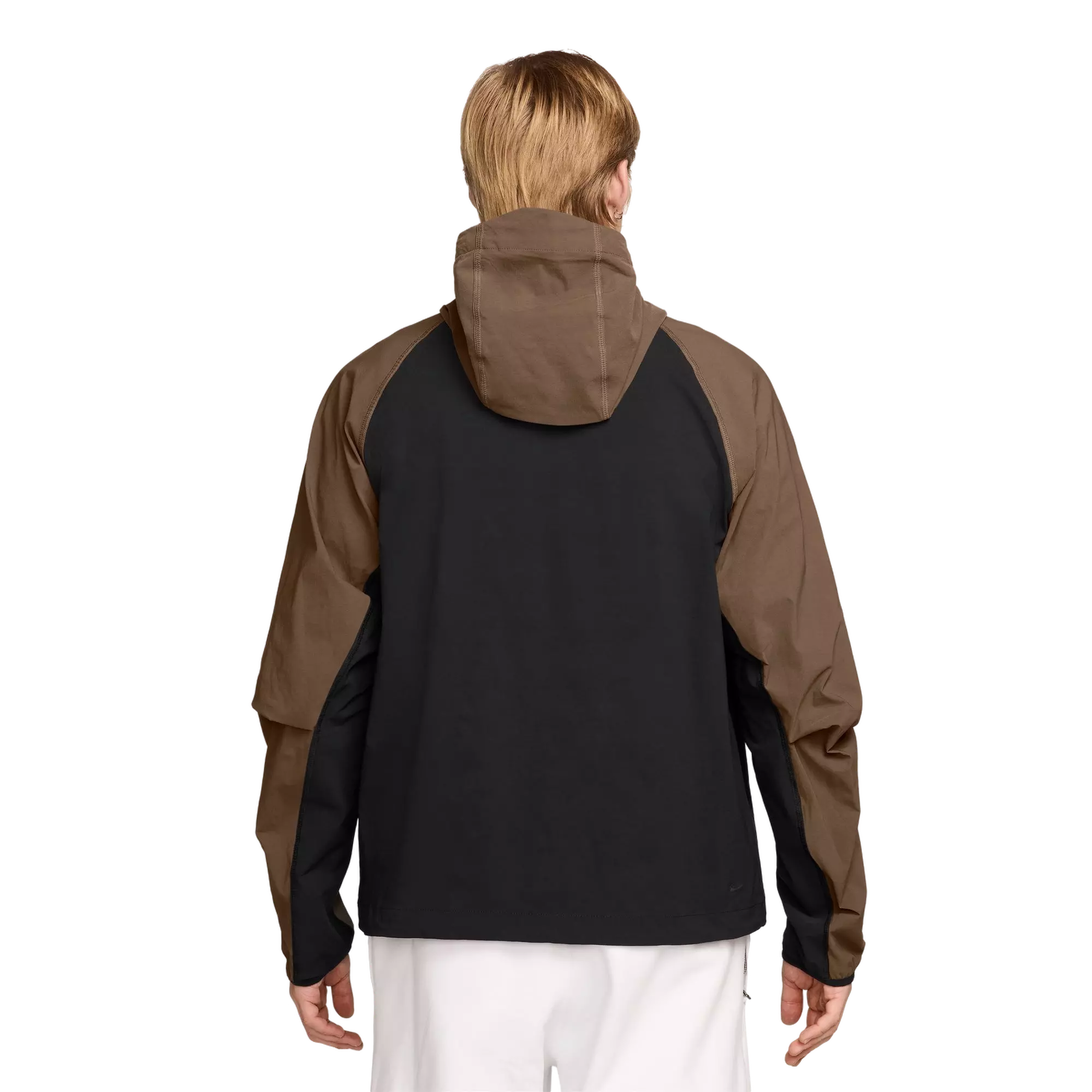 Nike Men's Tech Woven Jacket - BROWN/BLACK