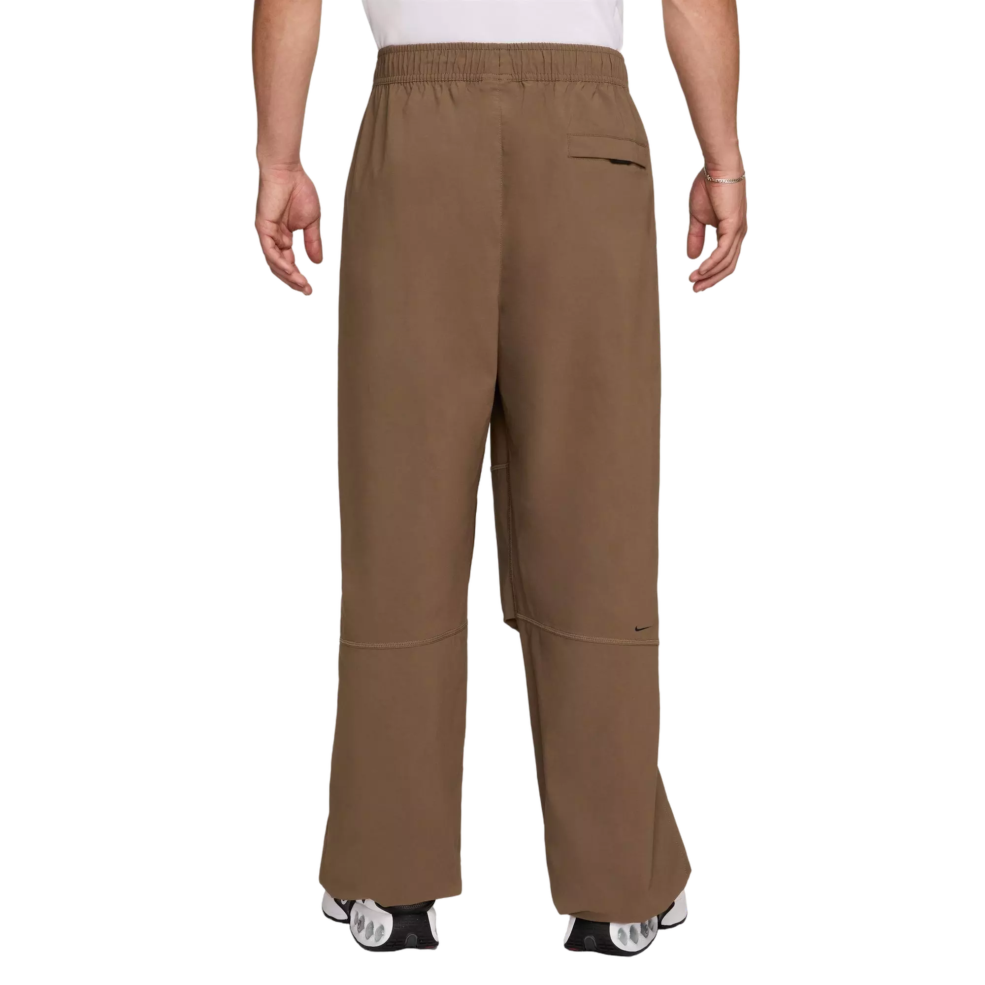 Nike Men's Tech Woven Oversized Pants-Brown/Black - BROWN/BLACK