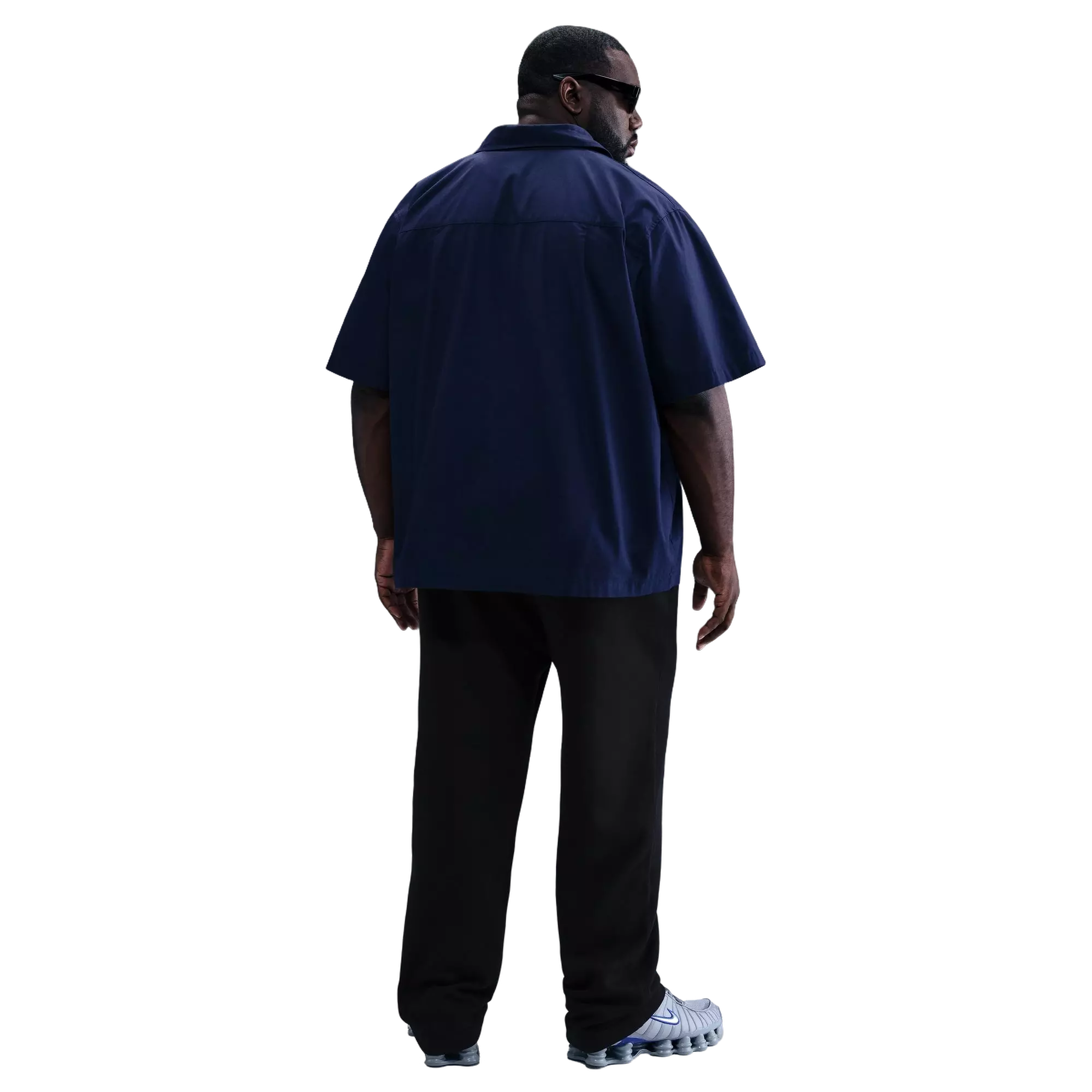 Nike Men's Club Open-Hem Fleece Pants - BLACK