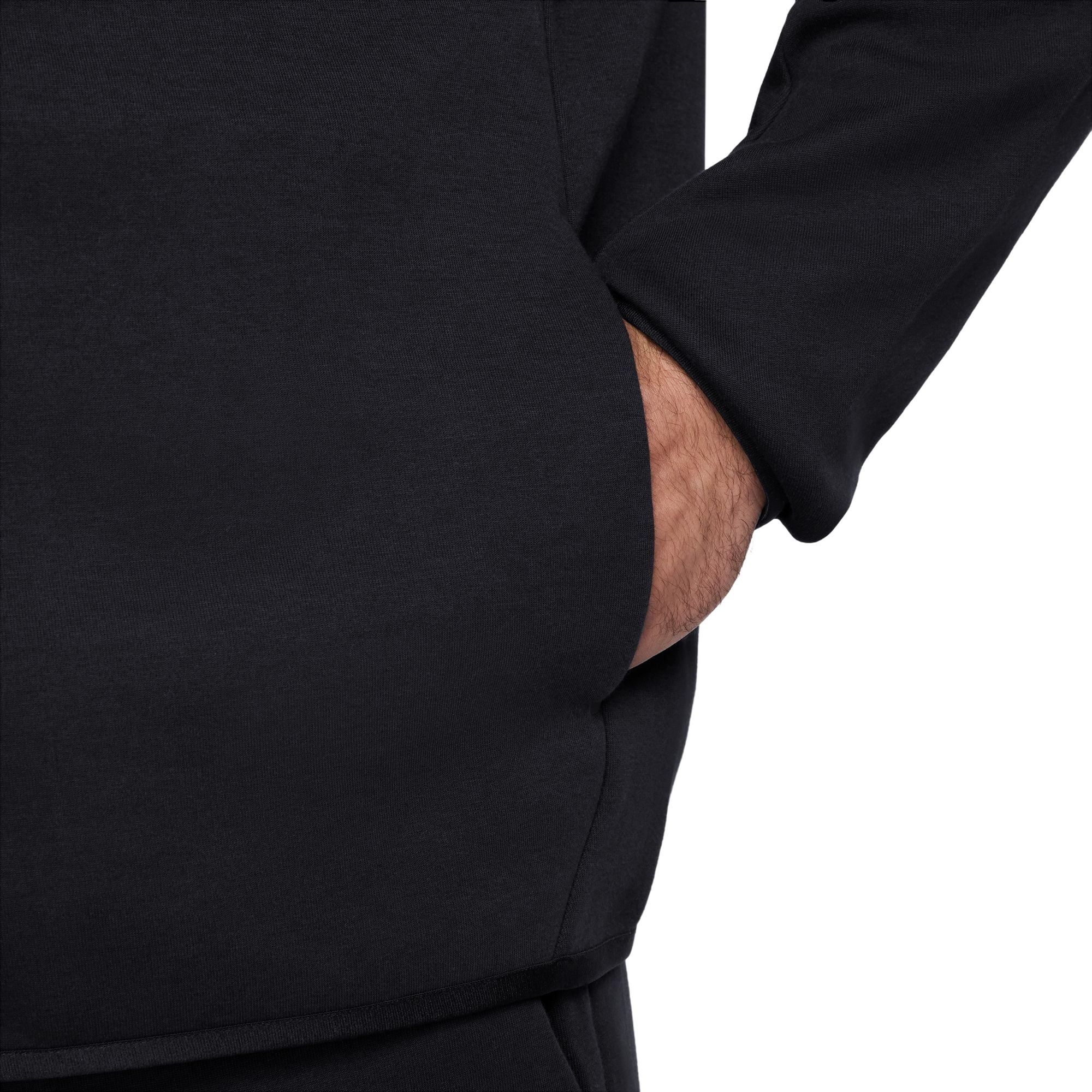 Nike Men's Tech Full-Zip Windrunner Jacket - Black - BLACK Thumbnail View 5