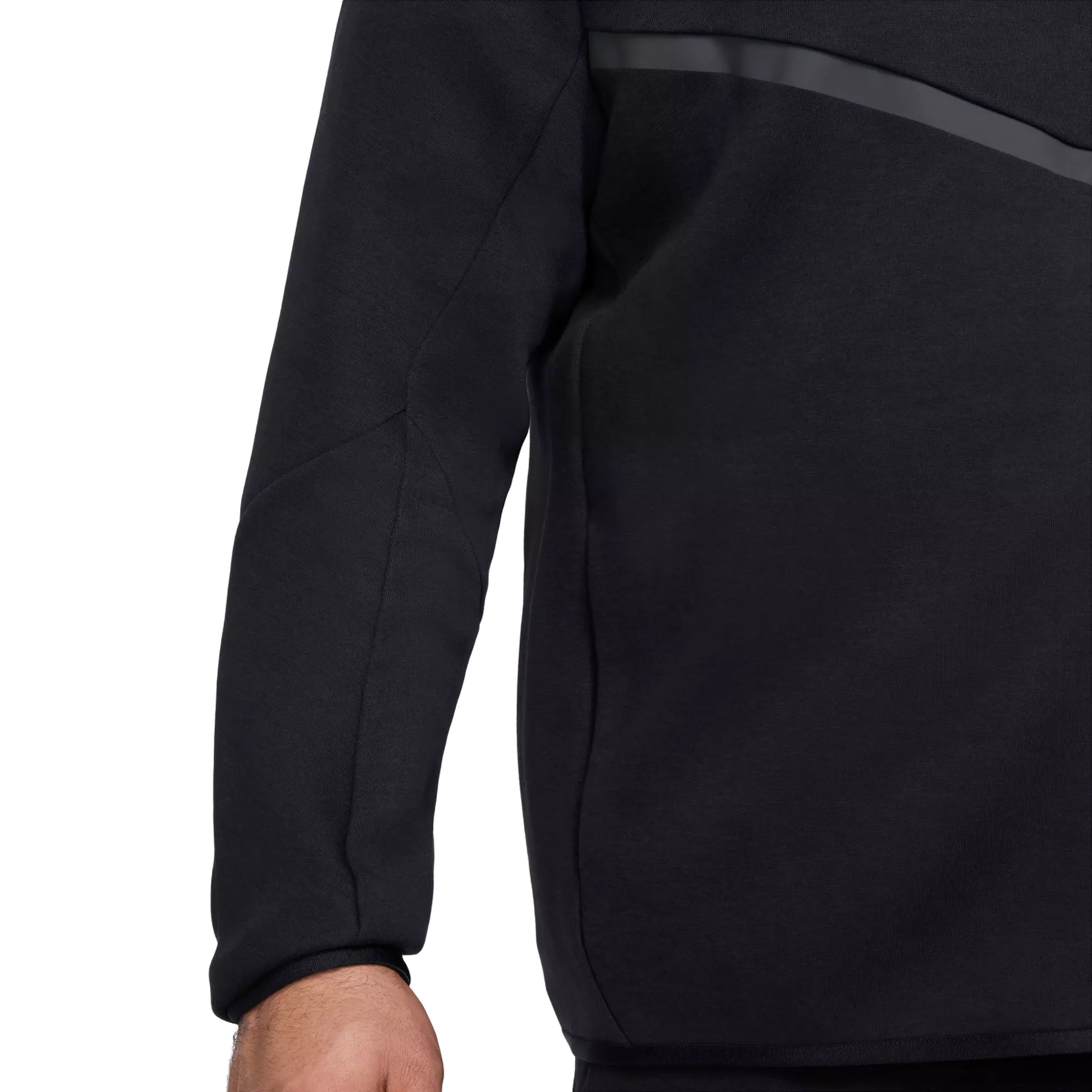 Nike Men's Tech Full-Zip Windrunner Jacket - BLACK