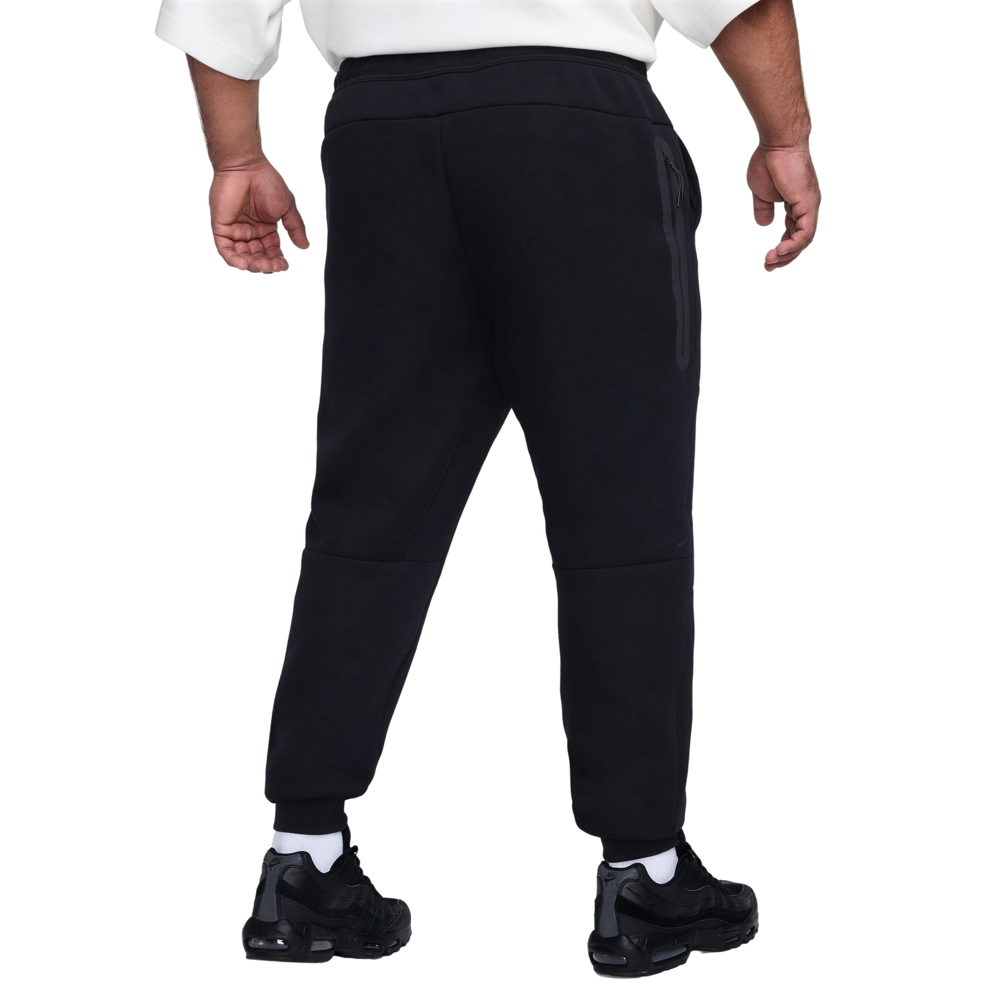 Nike Men's Tech Fleece Joggers - Black - BLACK Thumbnail View 2