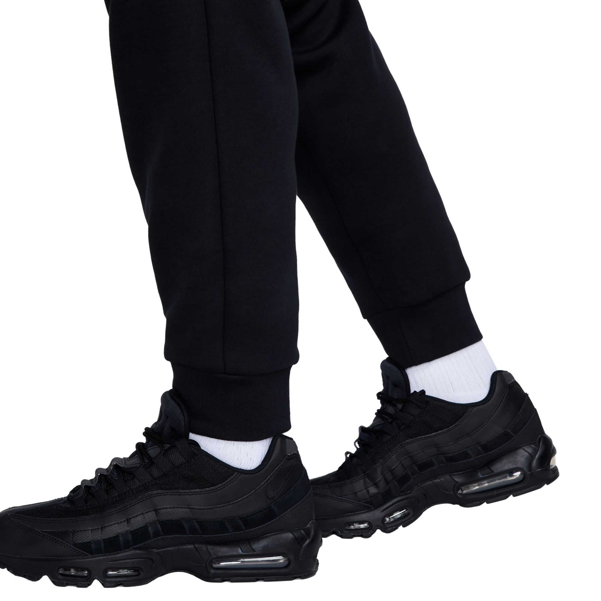 Nike Men's Tech Fleece Joggers - Black - BLACK Thumbnail View 5