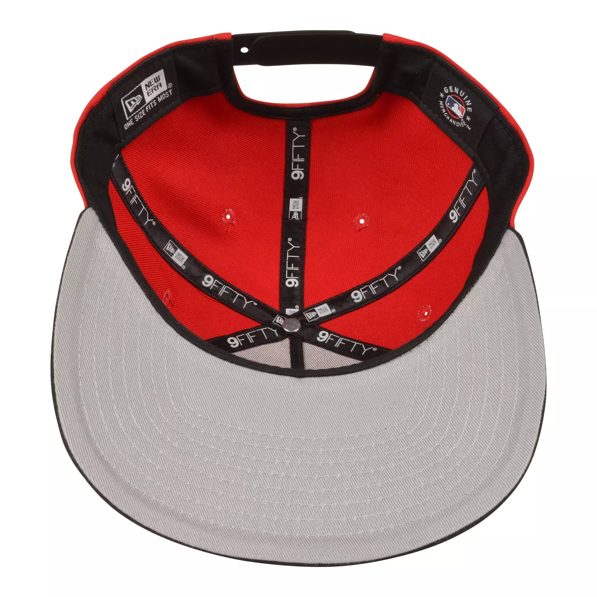 New Era Los Angeles Dodgers 9FIFTY Upside Down Snapback Cap-Red/Black - RED/BLACK