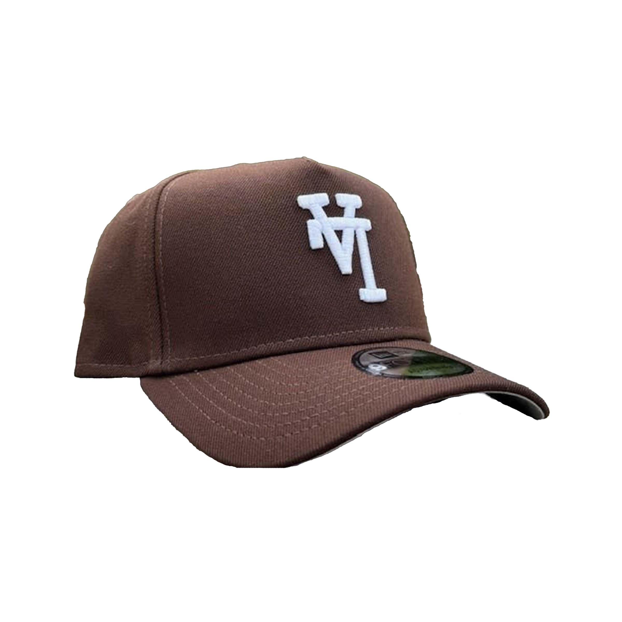New Era Los Angeles Dodgers 9FORTY Upside Down Brown Snapback Hat