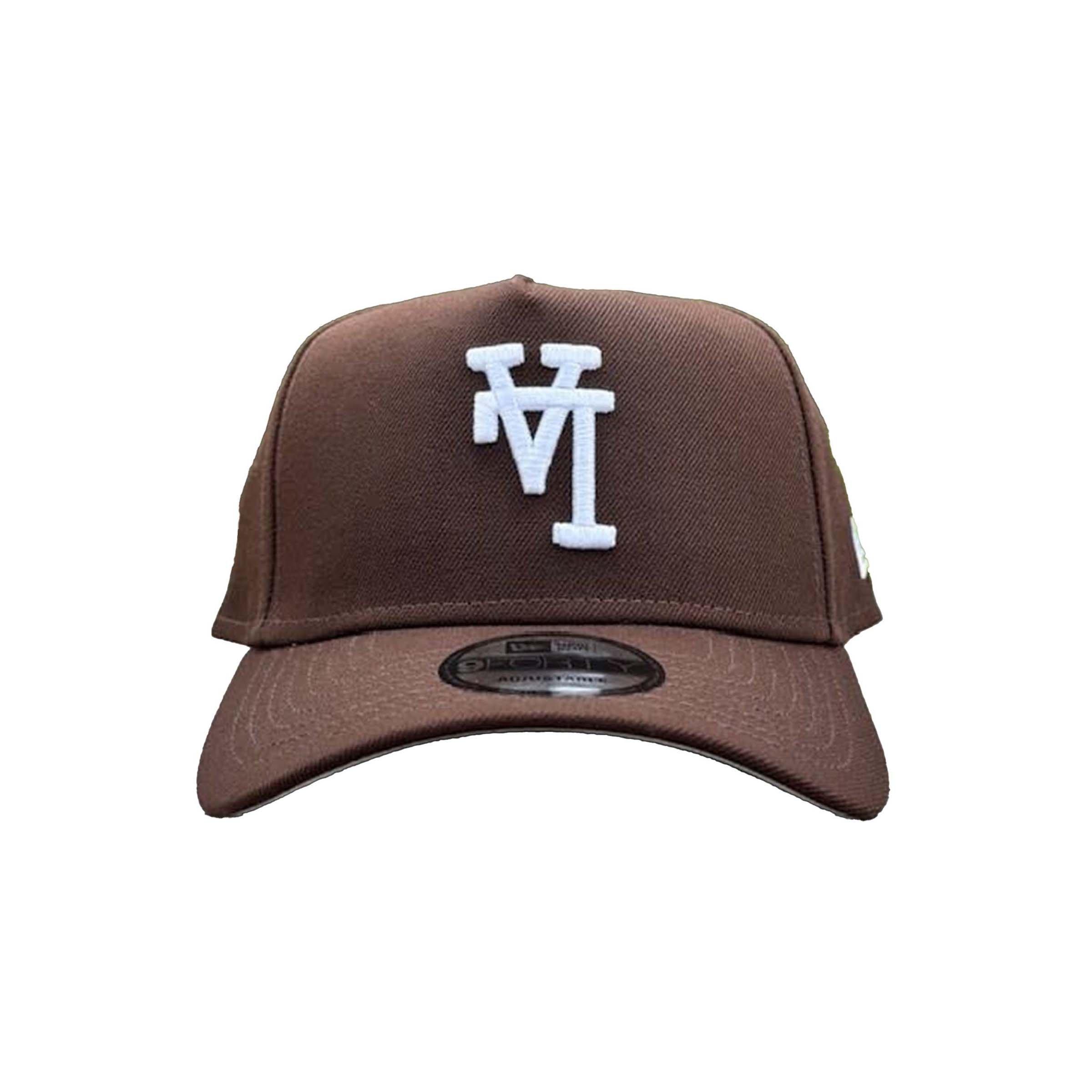 New Era Los Angeles Dodgers 9FORTY Upside Down Brown Snapback Hat