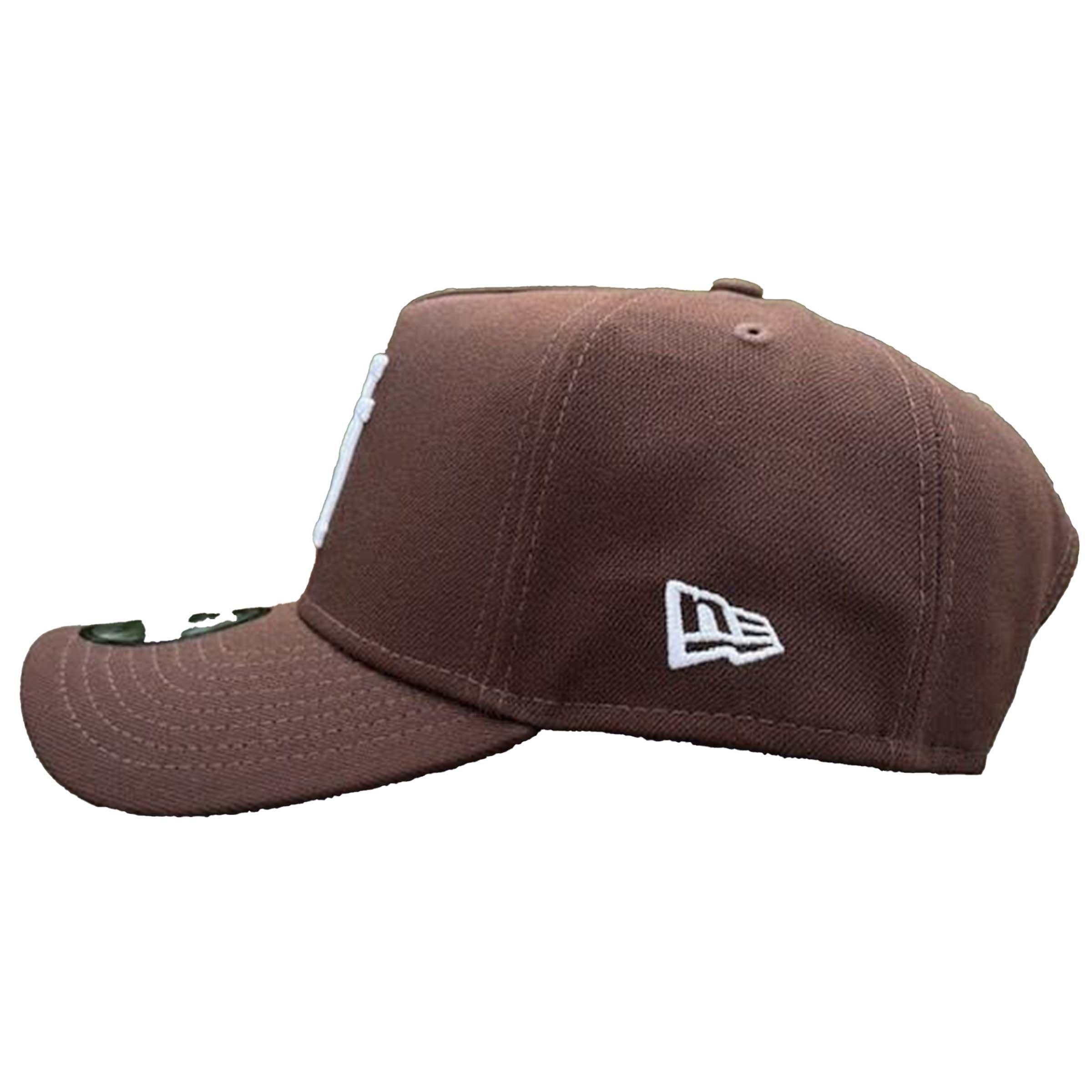 New Era Los Angeles Dodgers 9FORTY Upside Down Brown Snapback Hat