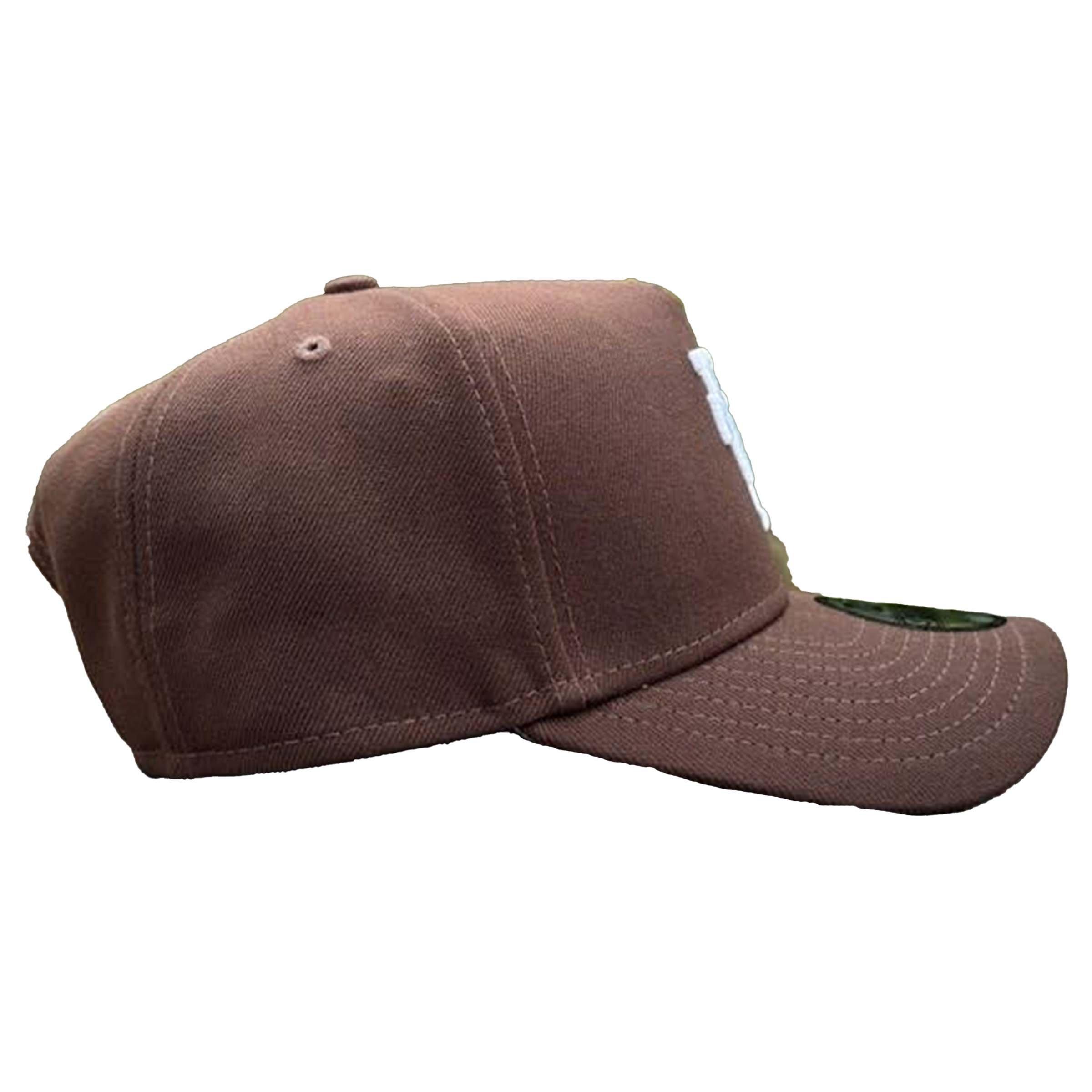 New Era Los Angeles Dodgers 9FORTY Upside Down Brown Snapback Hat