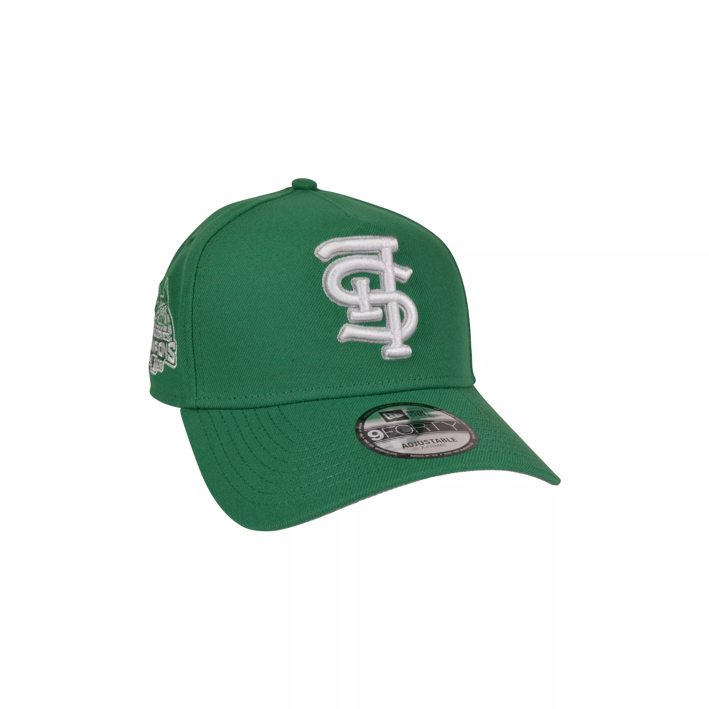 New Era St. Louis Cardinals 9FORTY Upside Down Snapback Hat-Green - GREEN