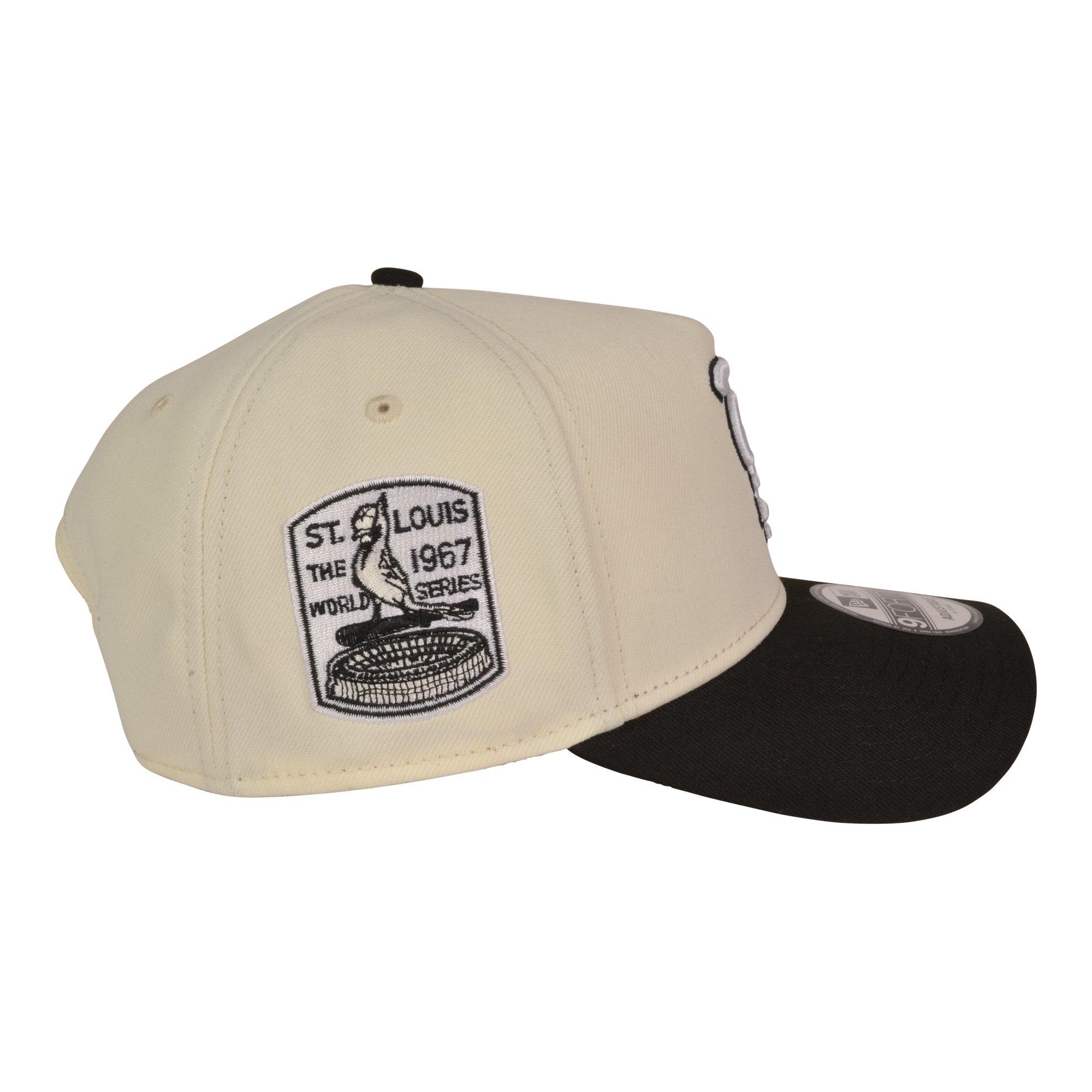 New Era St. Louis Cardinals 9FORTY Upside Down Snapback Hat-Chrome/Black