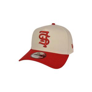 New Era St. Louis Cardinals 9FORTY Upside Down Snapback Hat-Tan/Red