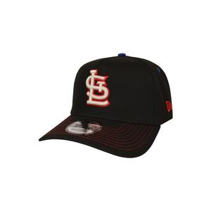 New Era St. Louis Cardinals 9FORTY A-Frame Rare Air Snapback Hat-Black/Red/Blue