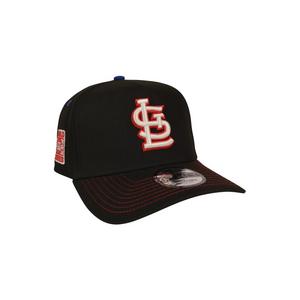New Era St. Louis Cardinals 9FORTY A-Frame Rare Air Snapback Hat-Black/Red/Blue