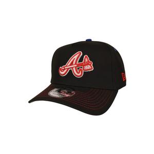 New Era Atlanta Braves 9FORTY A-Frame Rare Air Snapback Hat-Black/Red/Blue