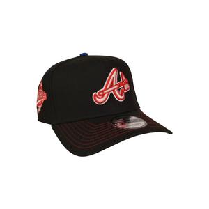 New Era Atlanta Braves 9FORTY A-Frame Rare Air Snapback Hat-Black/Red/Blue