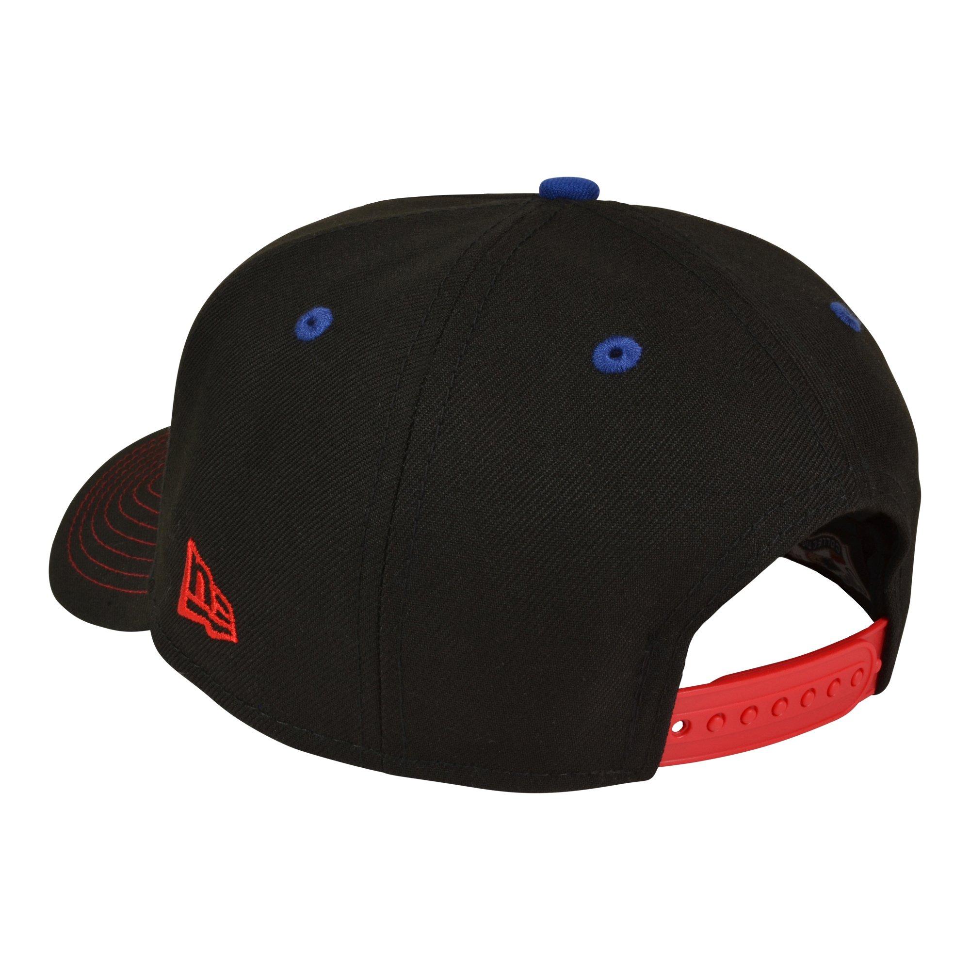 New Era Atlanta Braves 9FORTY A-Frame Rare Air Snapback Hat - Black/Red/Blue - BLACK/RED/BLUE Thumbnail View 4
